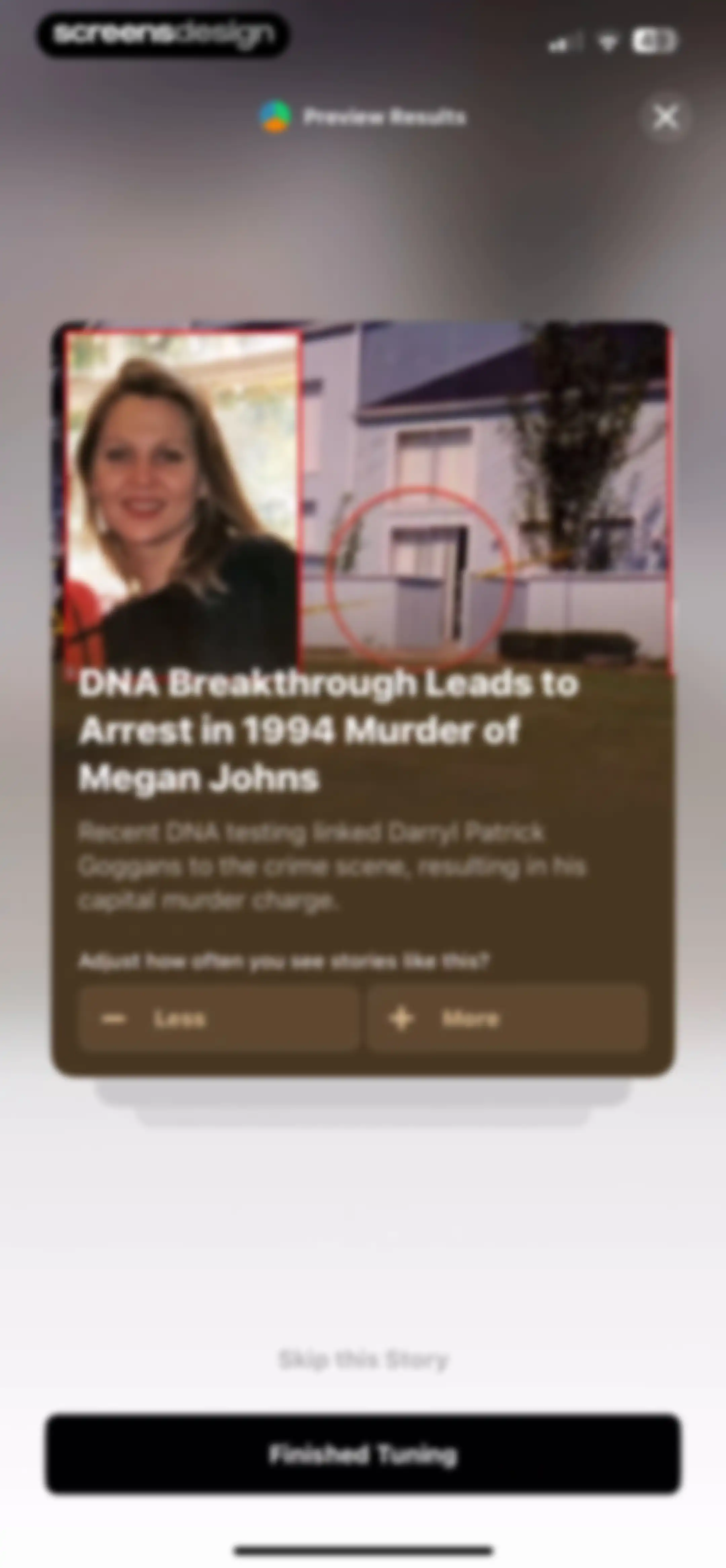 Particle: Personalized News screen 138