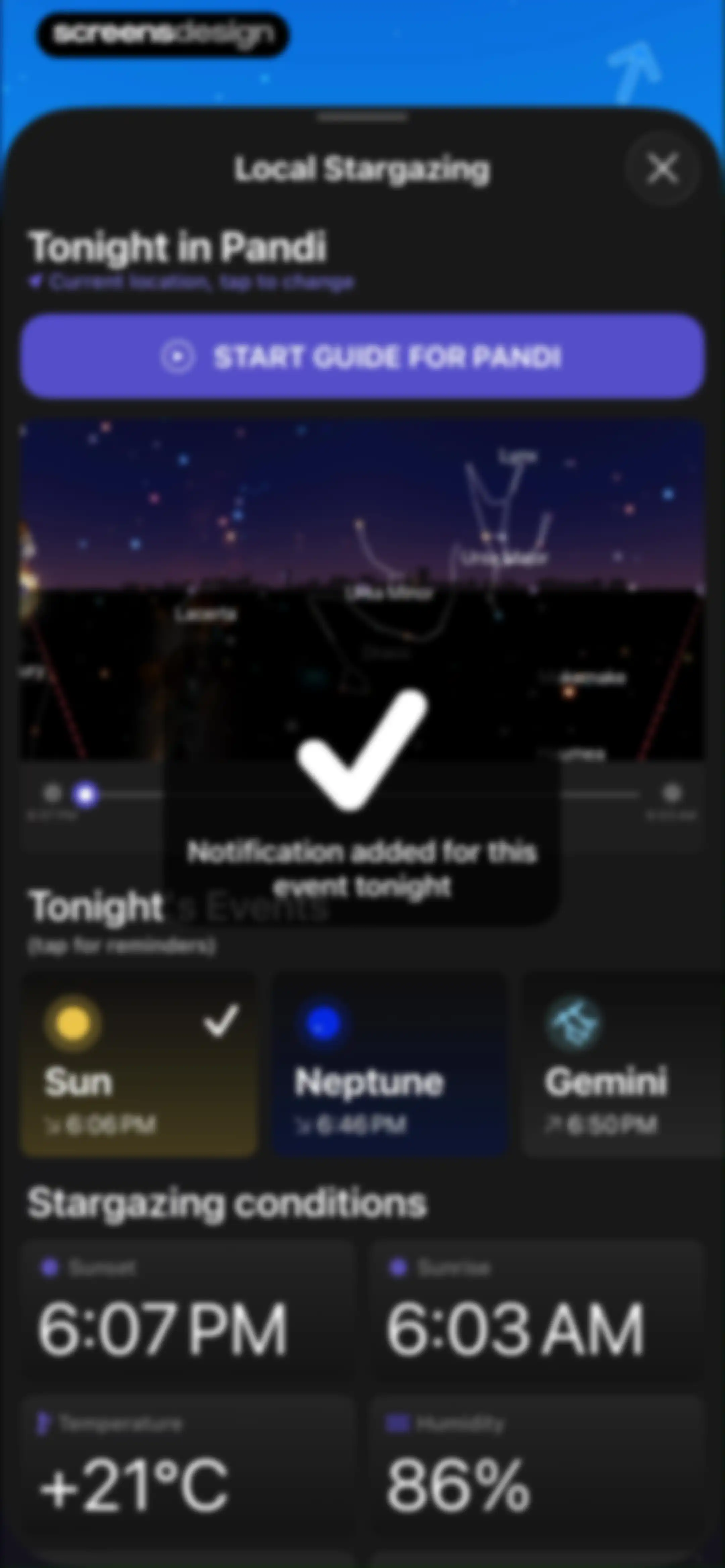 Night Sky screen 72