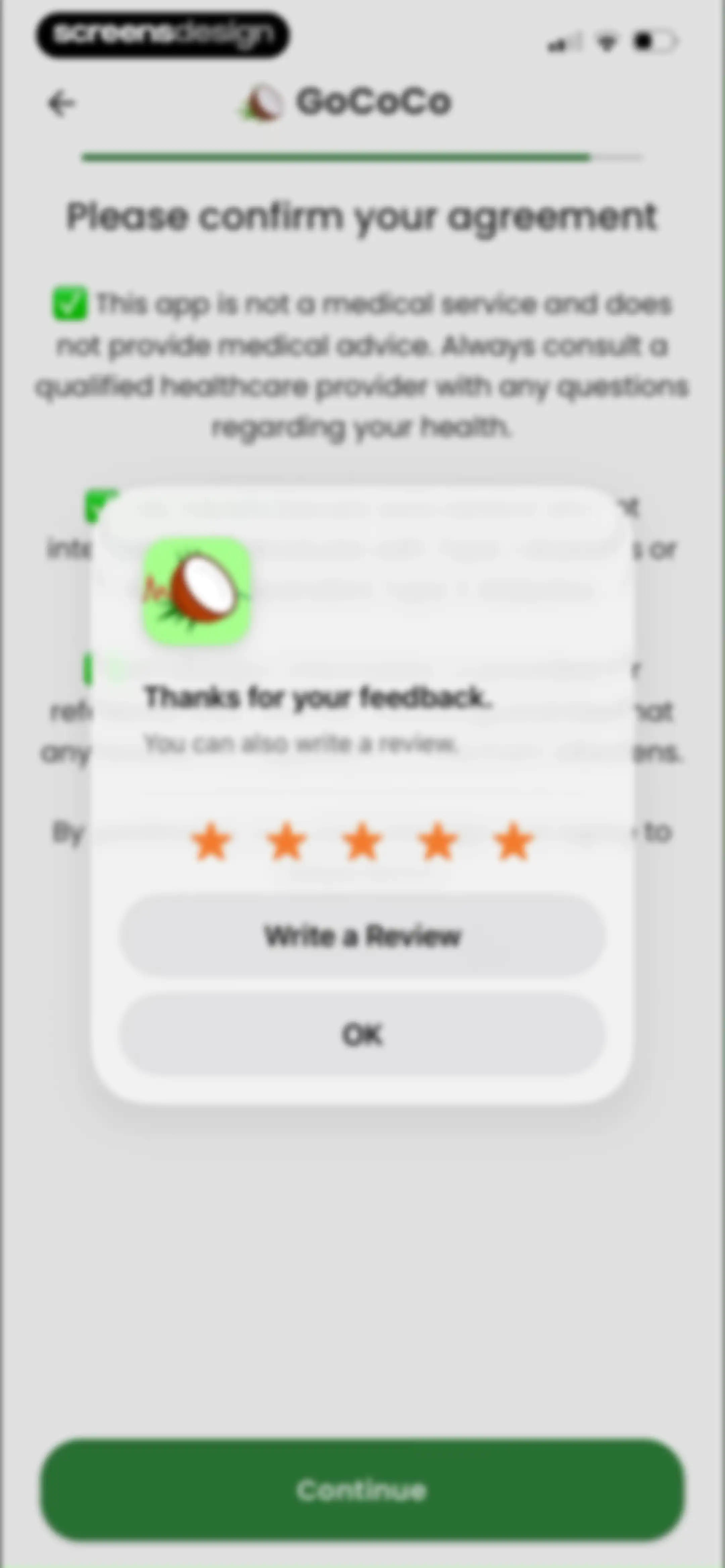 Diabetes food tracker - Gococo screen 44