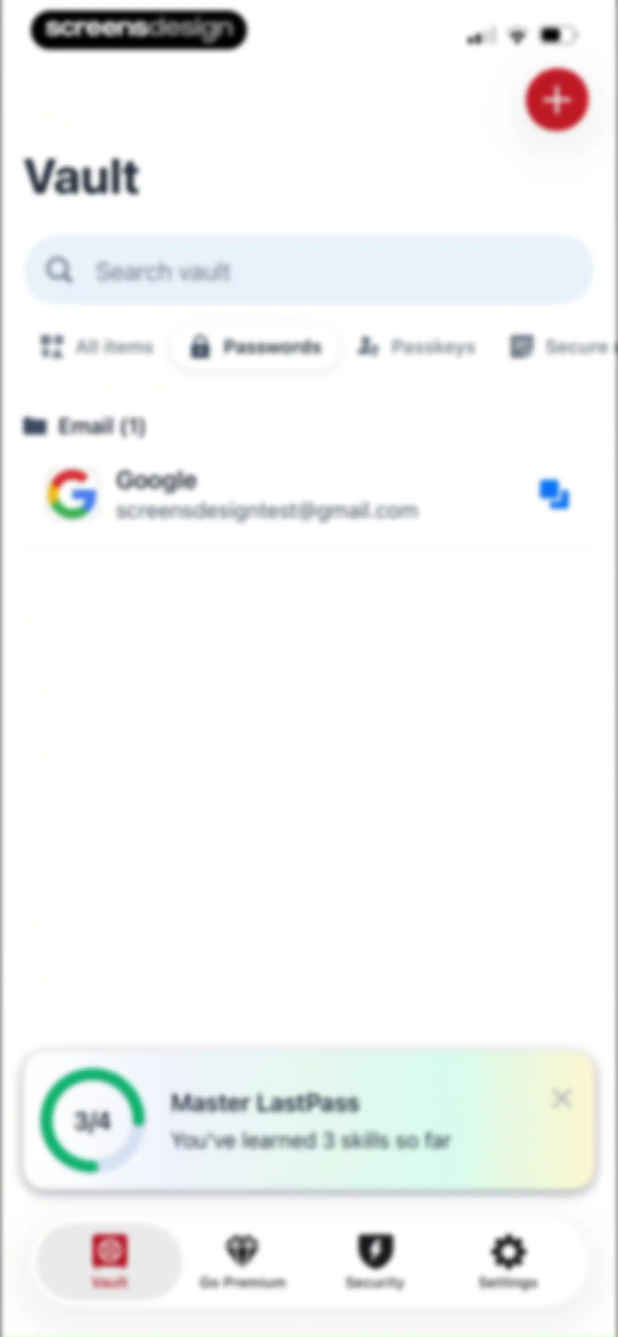 LastPass Password Manager screen 41