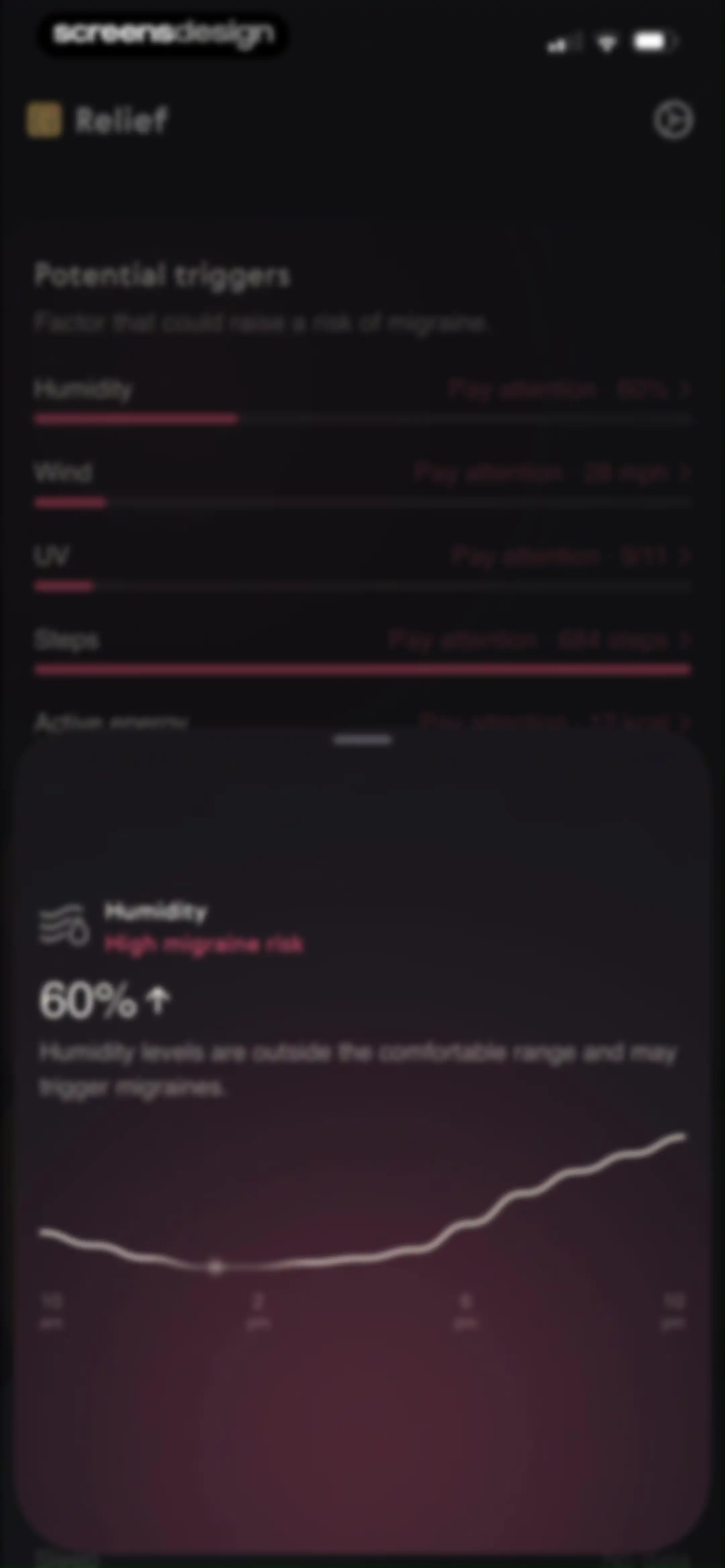 Relief - Migraine Tracker screen 38