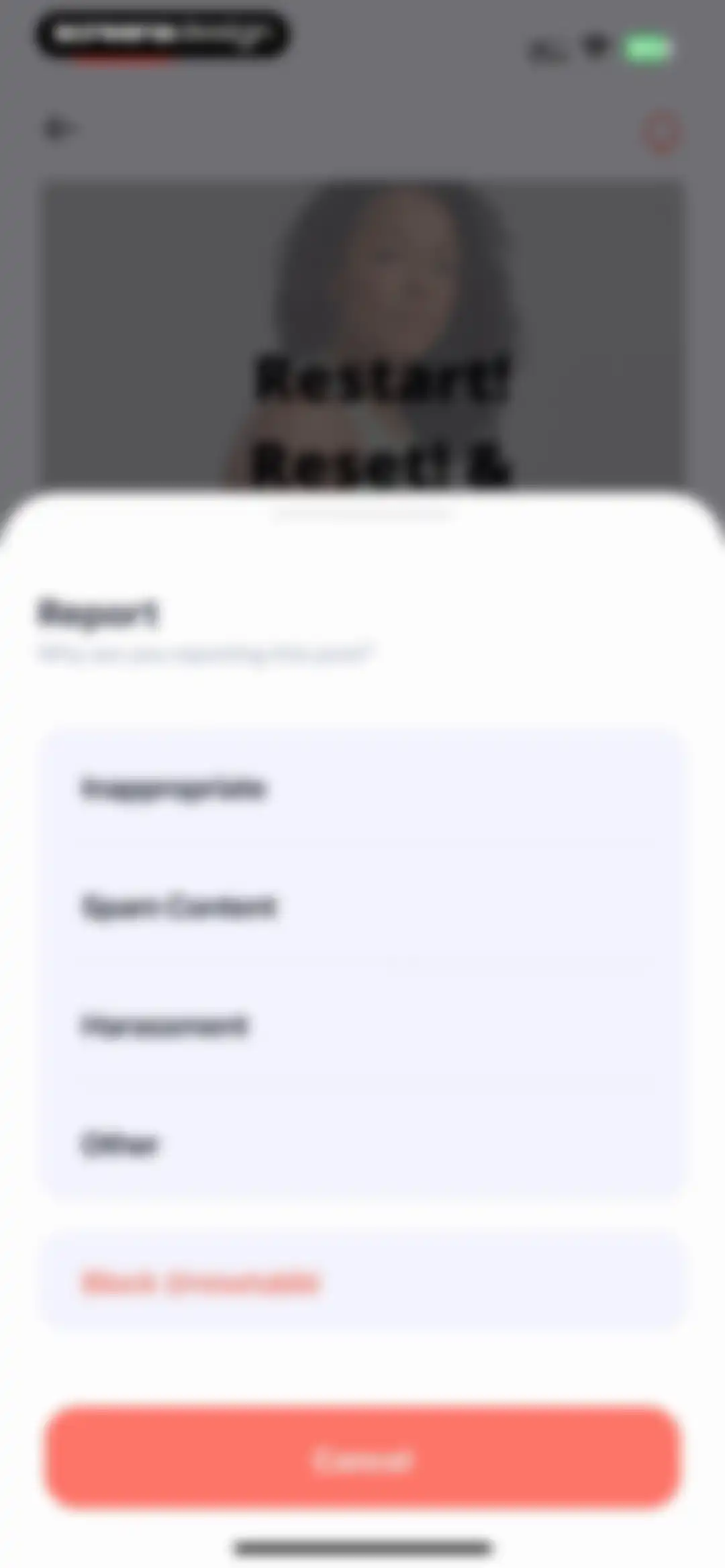 Reset: Holistic Fitness App screen 129