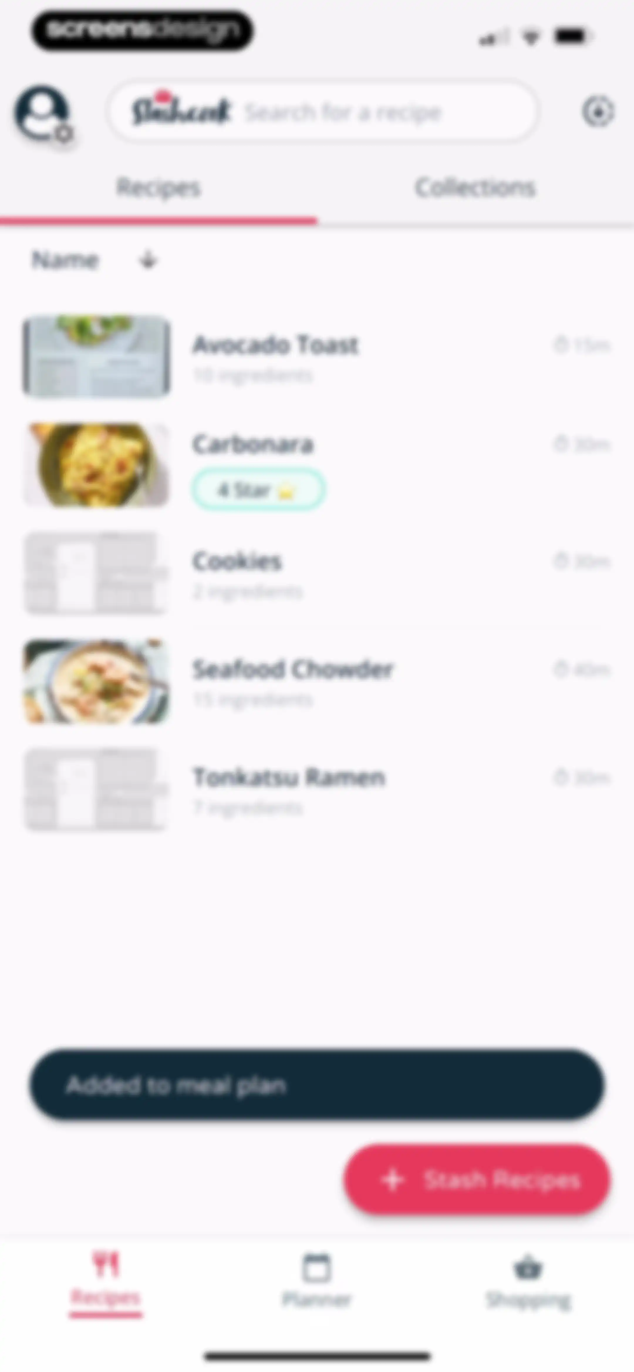 Stashcook: Recipe Keeper screen 132