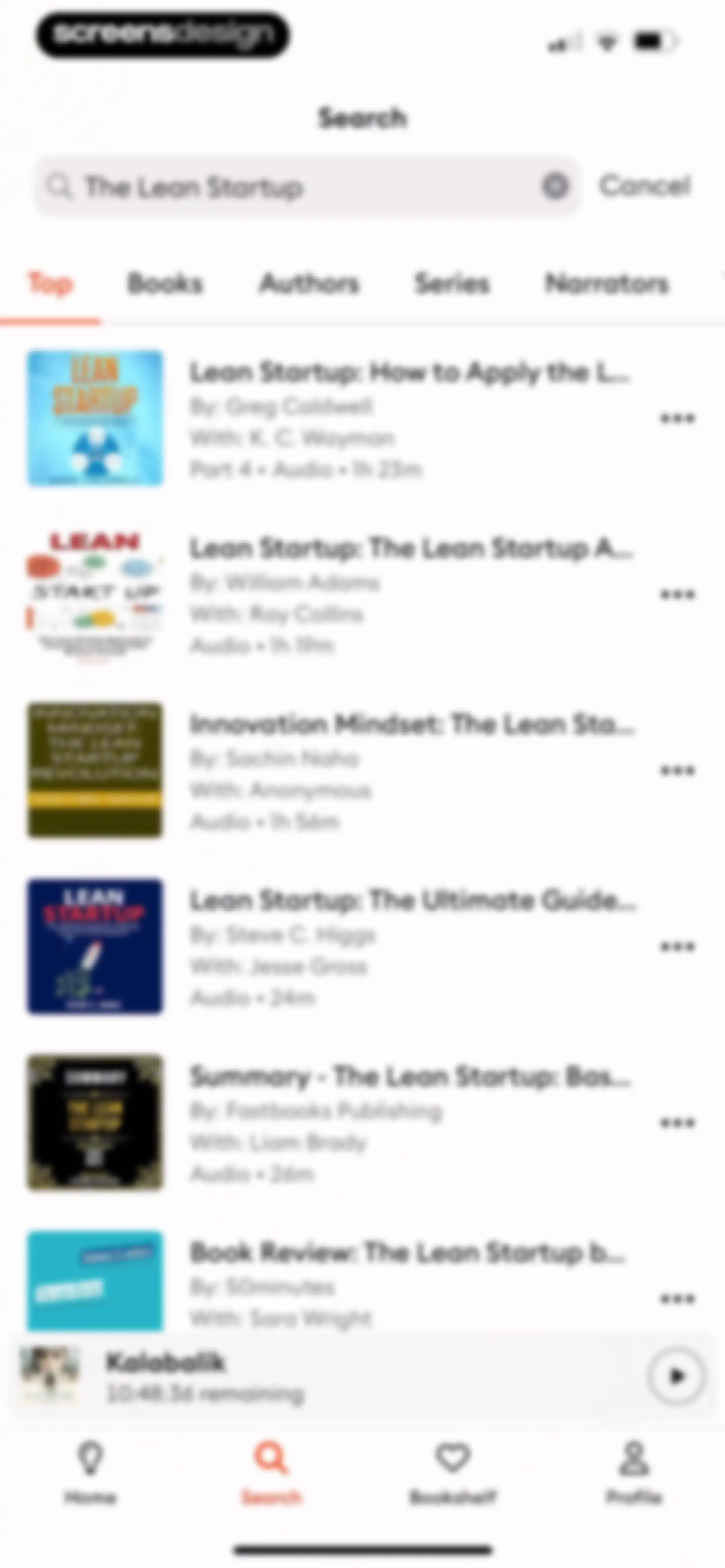 Storytel - Audiobooks Library screen 88