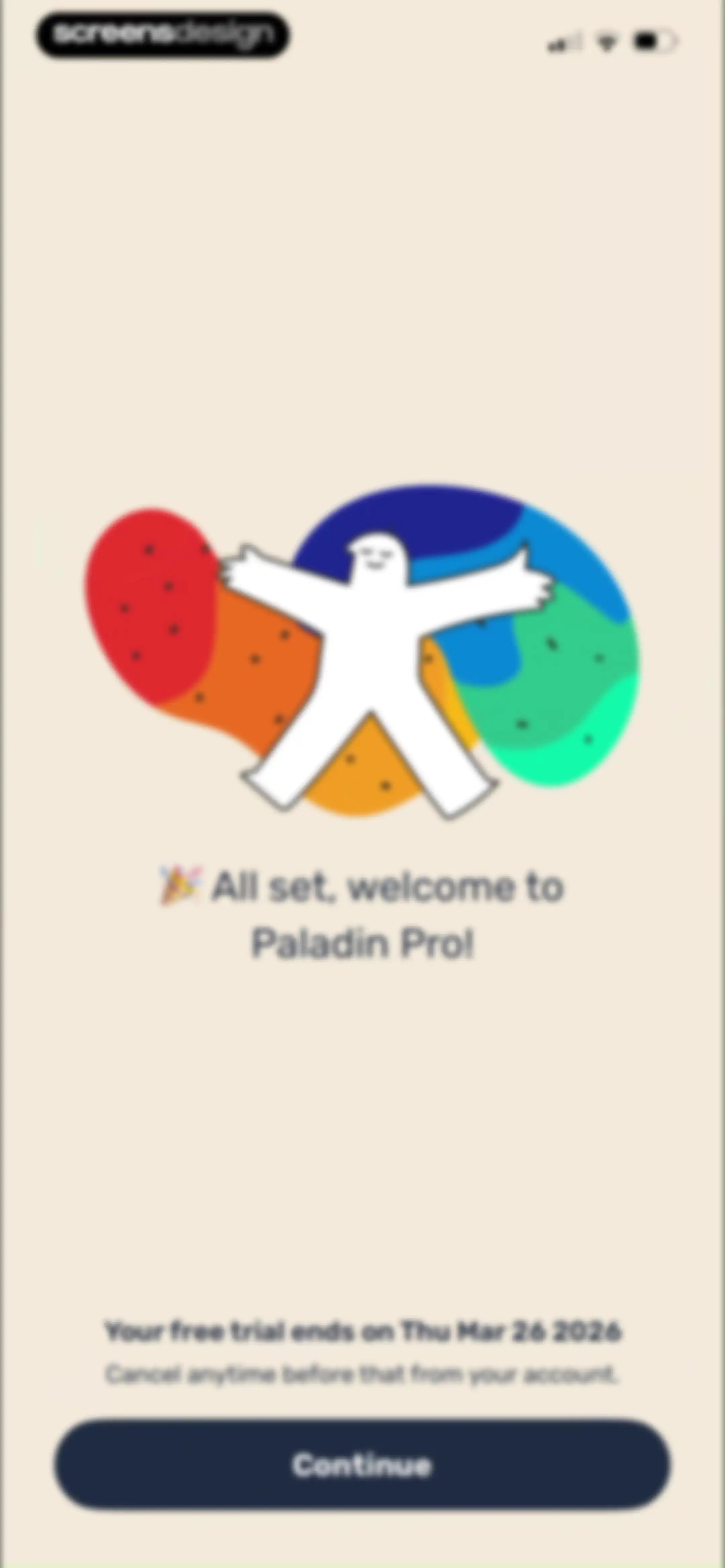 Paladin: Learn History screen 38