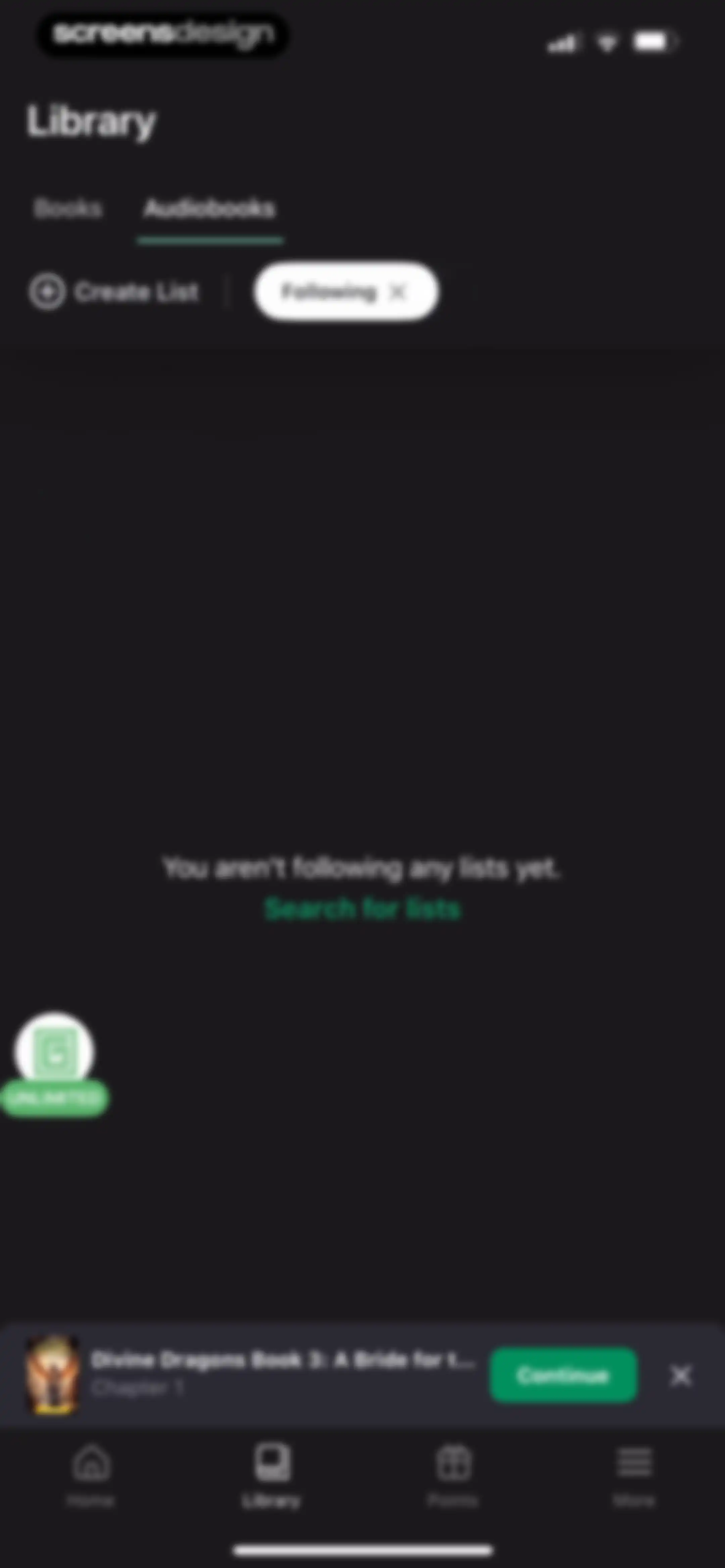 Galatea: Books & Audiobooks screen 93