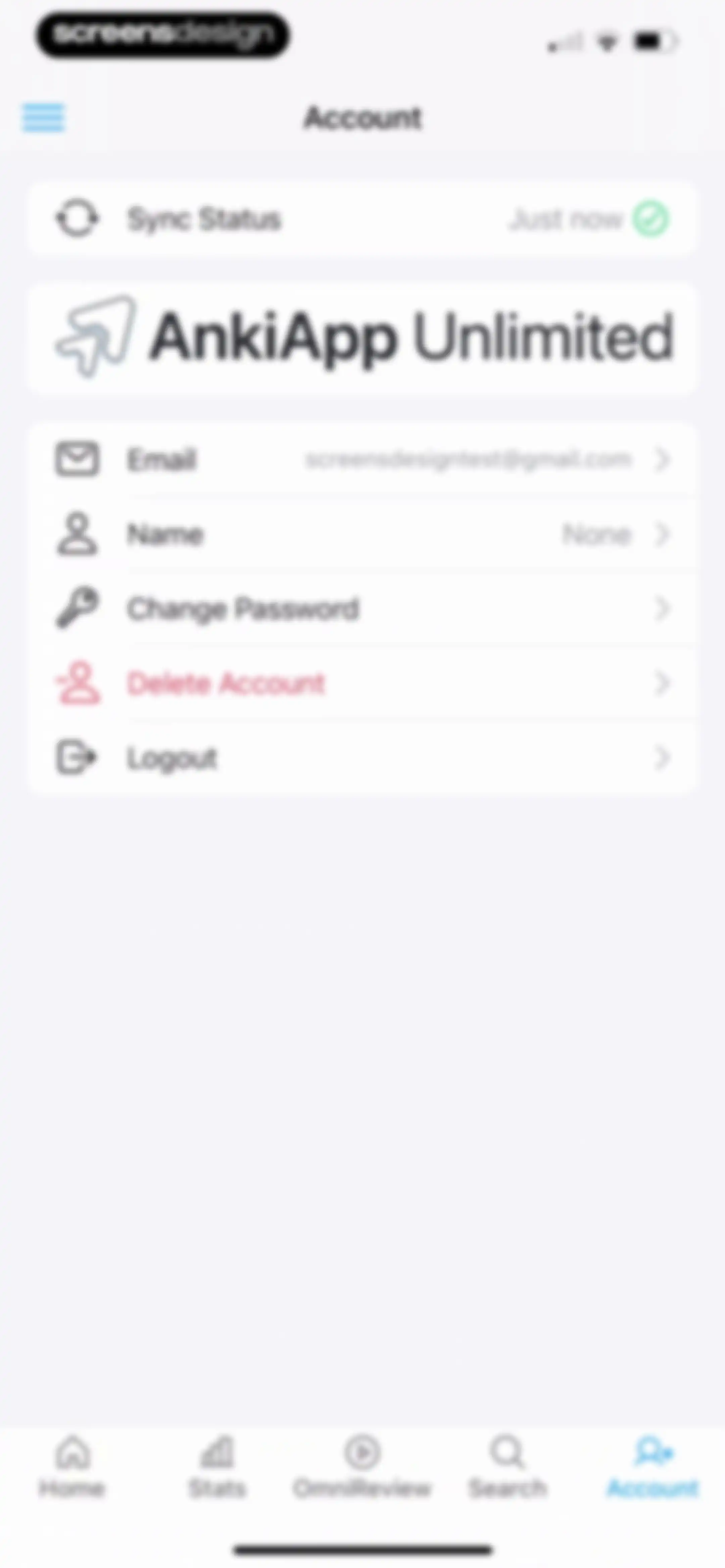 AlgoApp - Flashcards screen 107