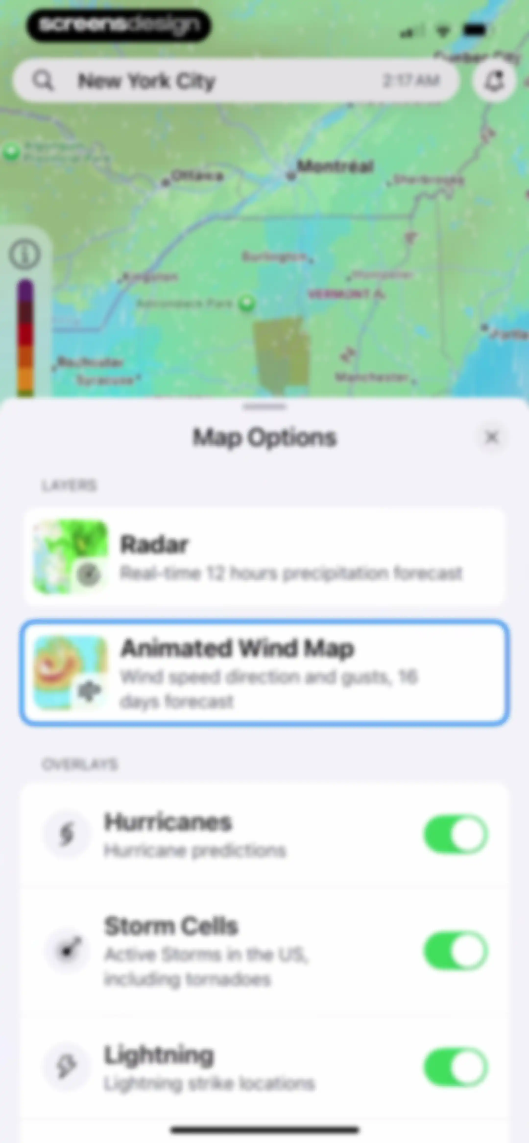 Weather Radar - NOAA Channel screen 32