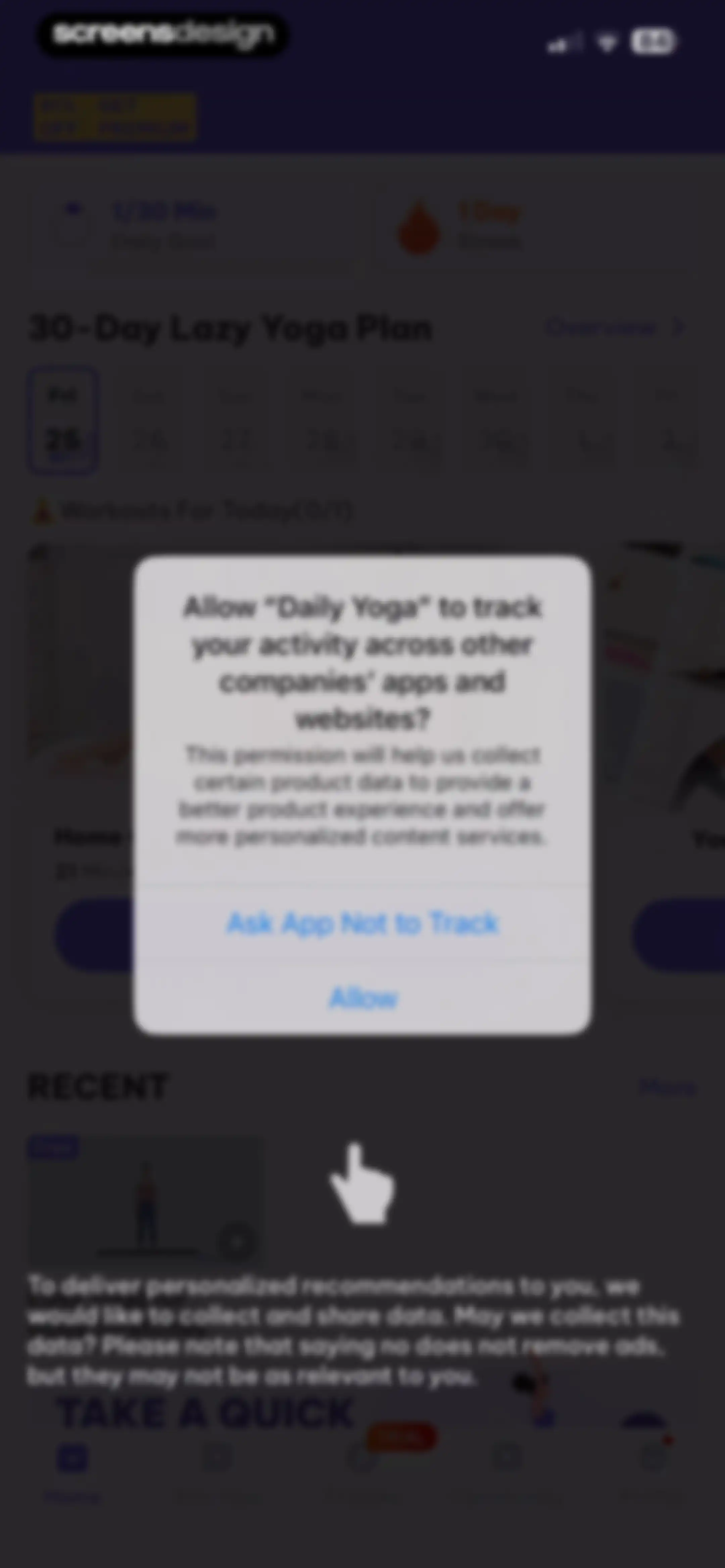 Daily Yoga: Yoga for Fitness® screen 102
