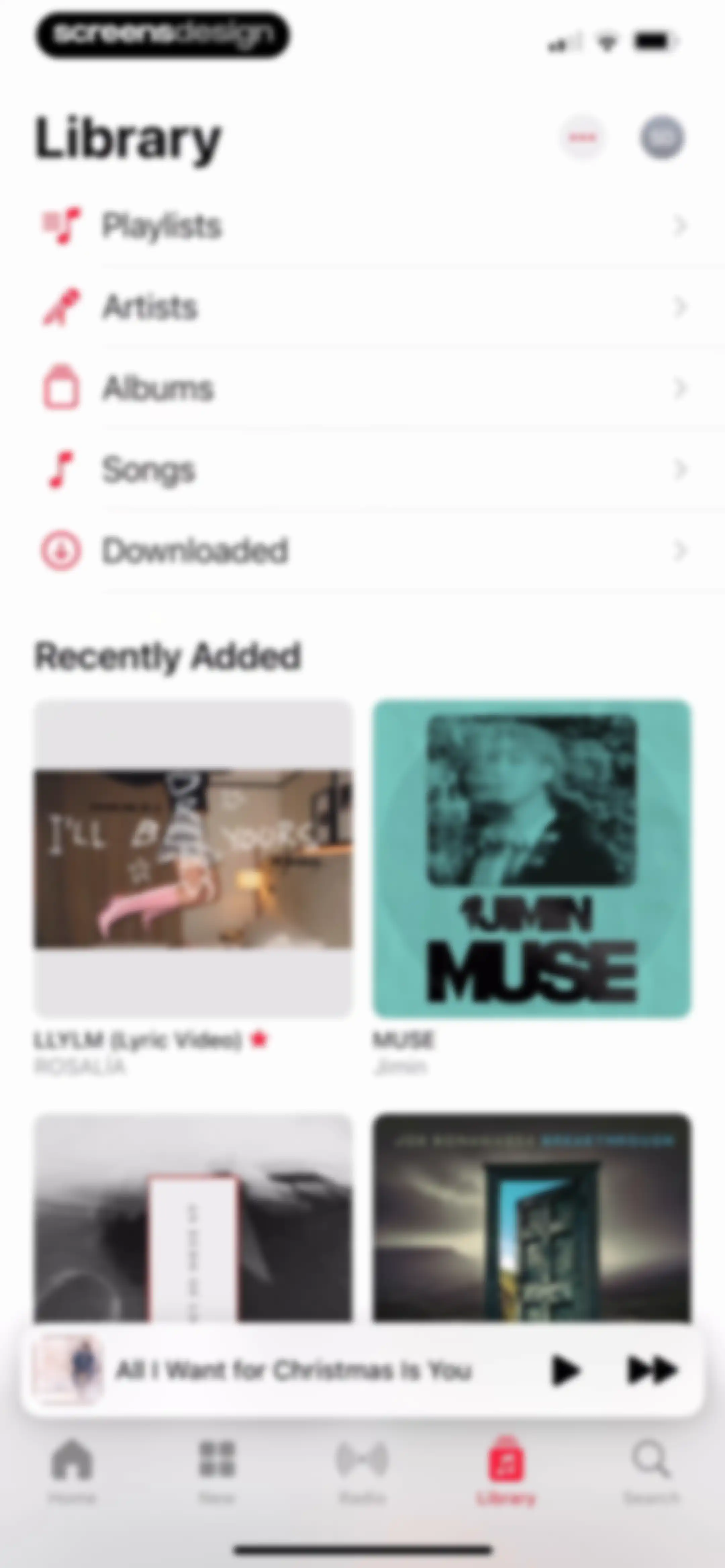 Apple Music screen 90