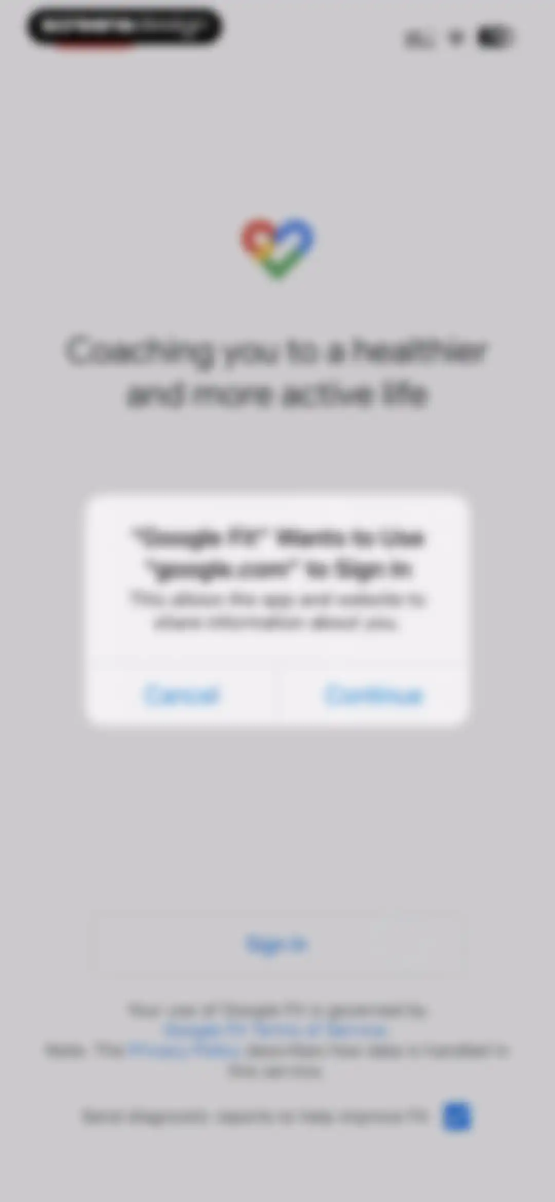 Google Fit: Activity Tracker screen 2