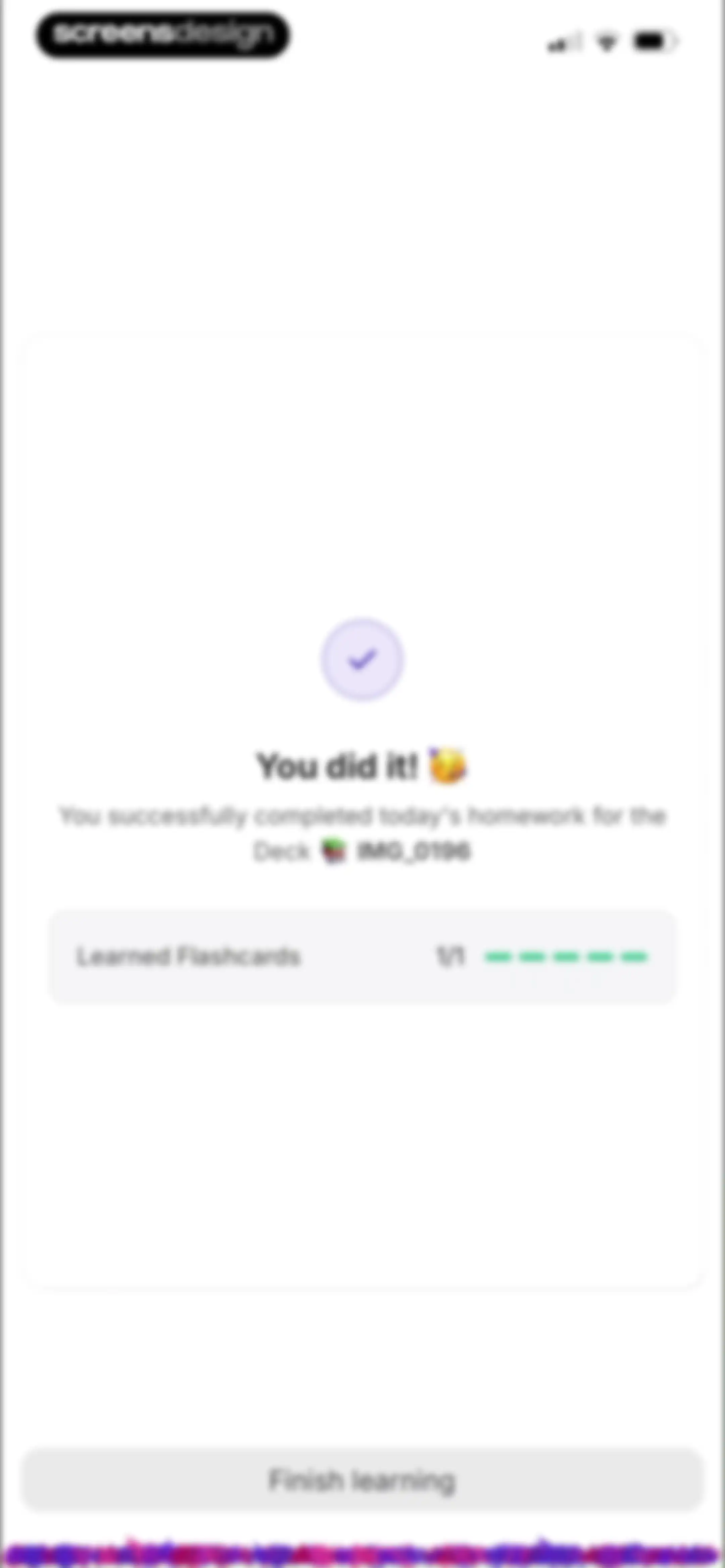 Retain Cards: AI Flashcards screen 60