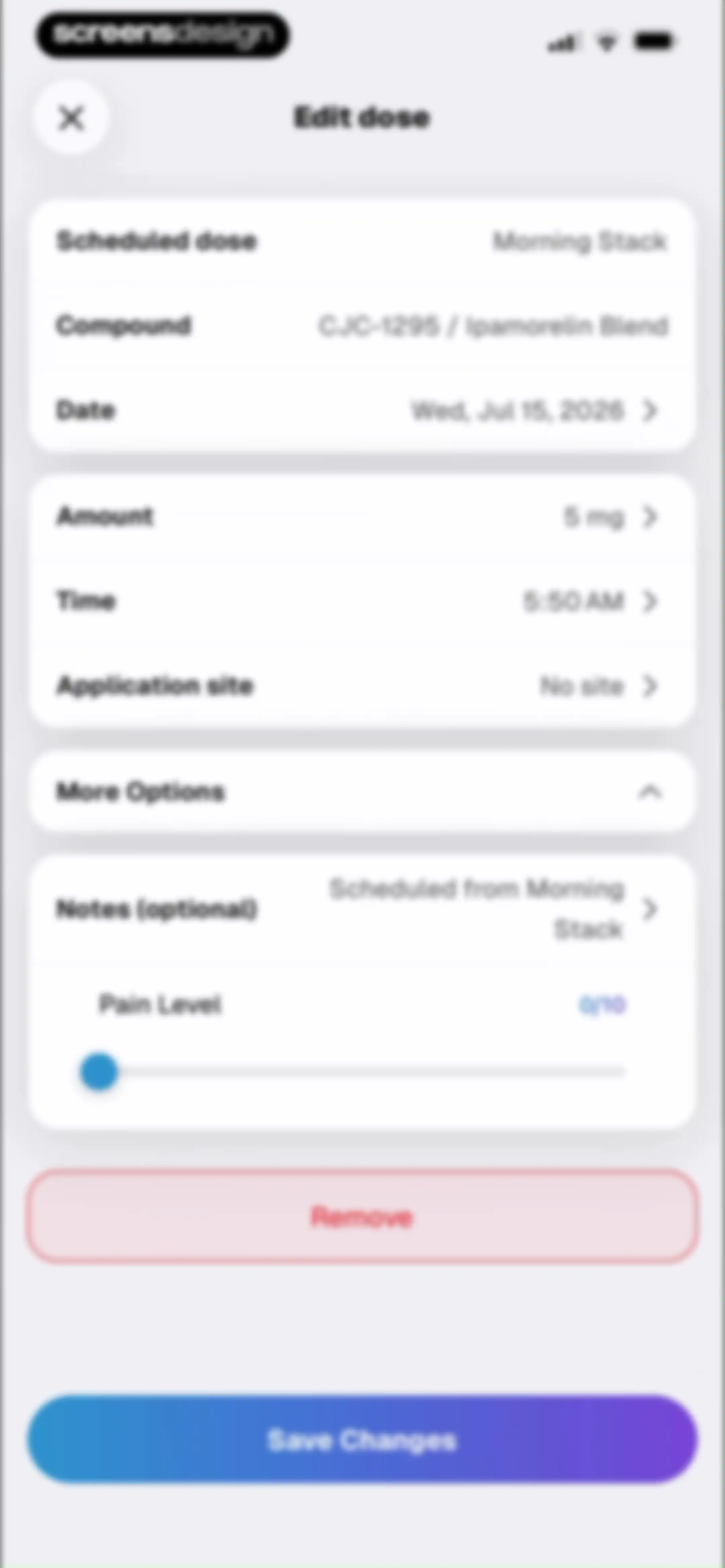 Pep AI: Peptide GLP-1 Tracker screen 80