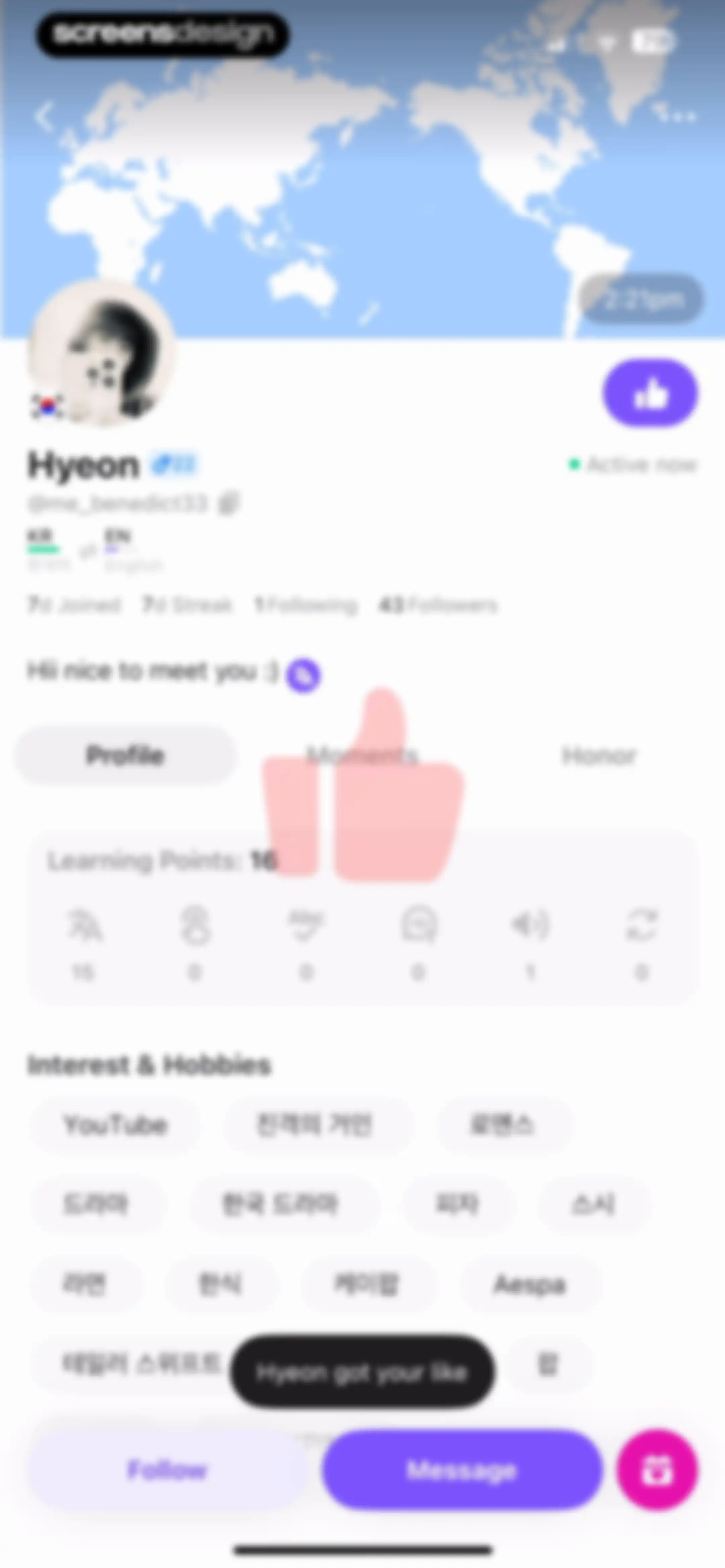 HelloTalk - Language Learning screen 28