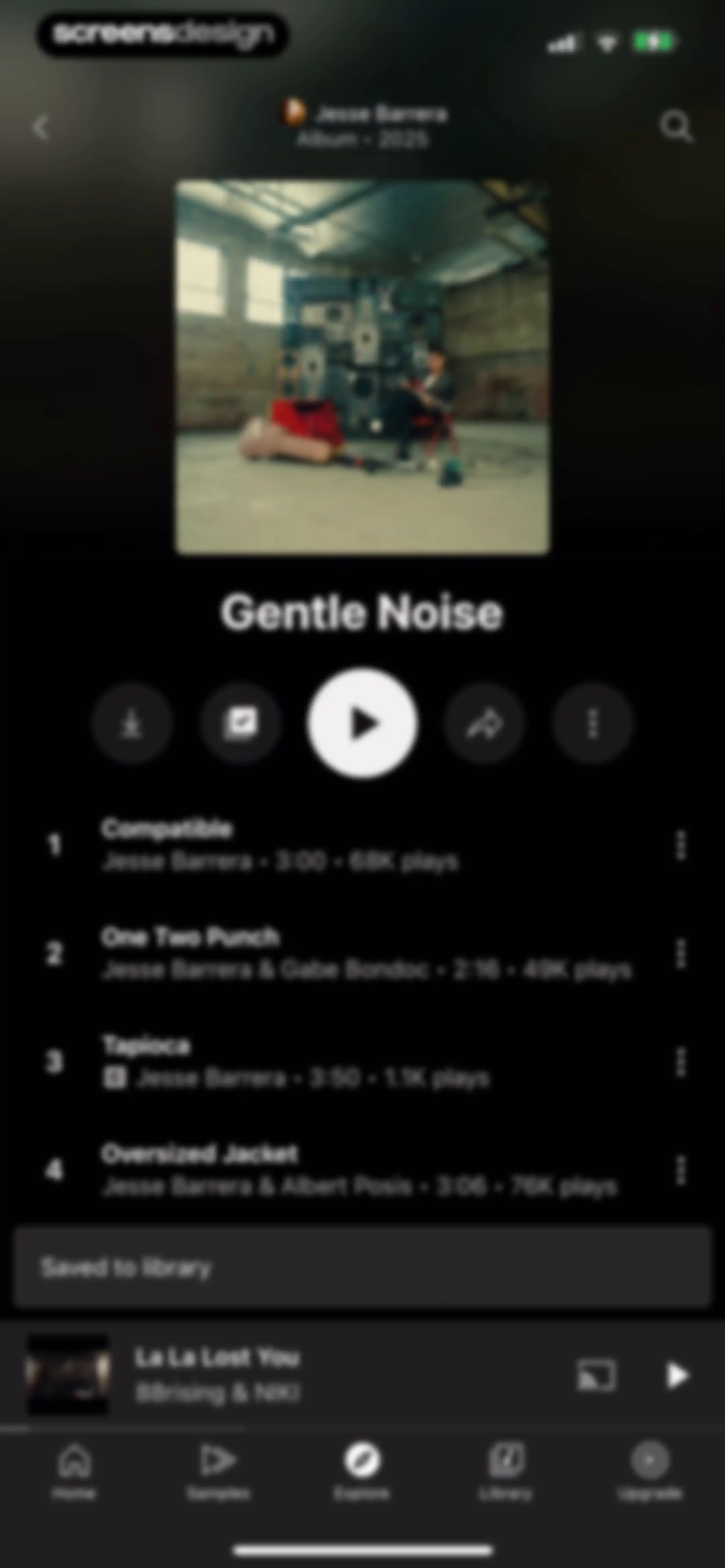 YouTube Music screen 104