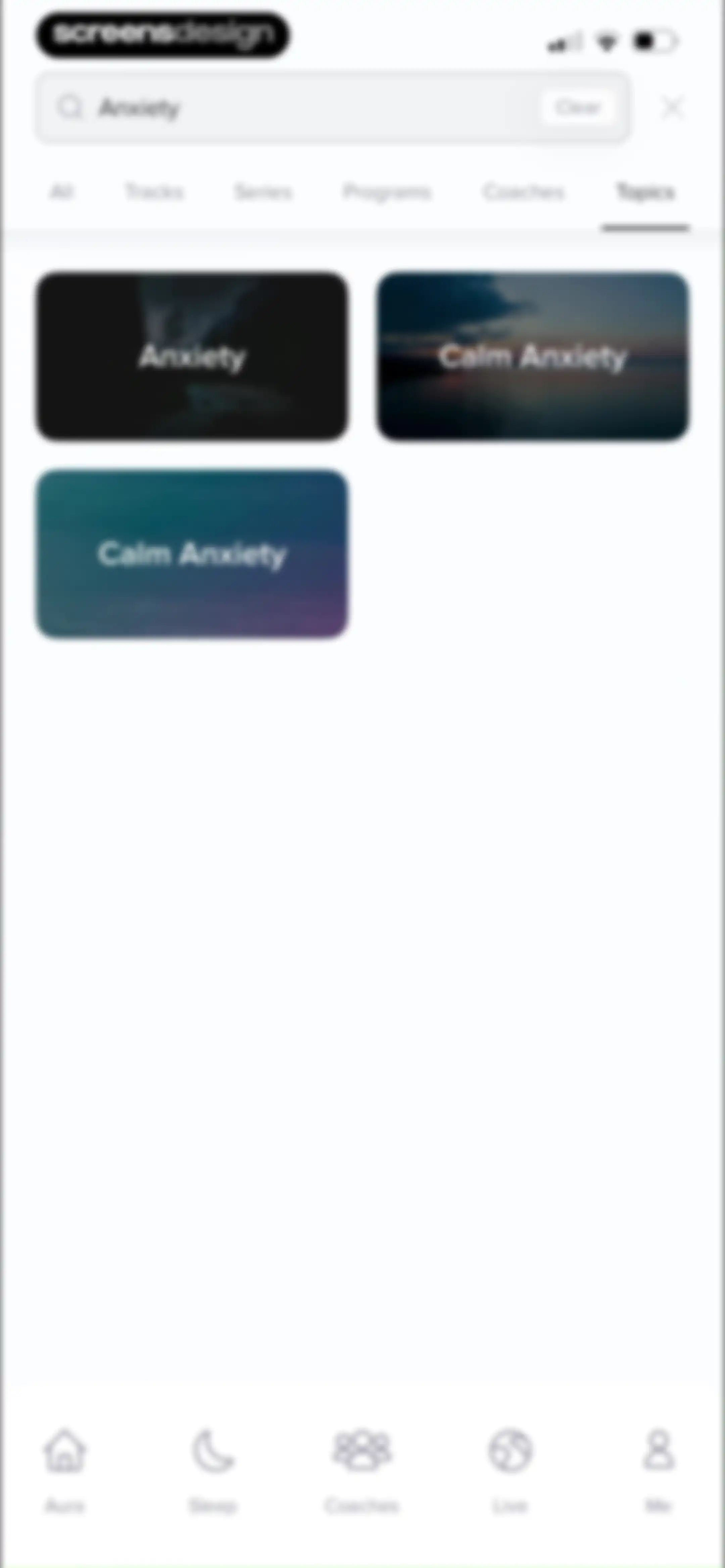 Aura: Meditation & Sleep, CBT screen 84