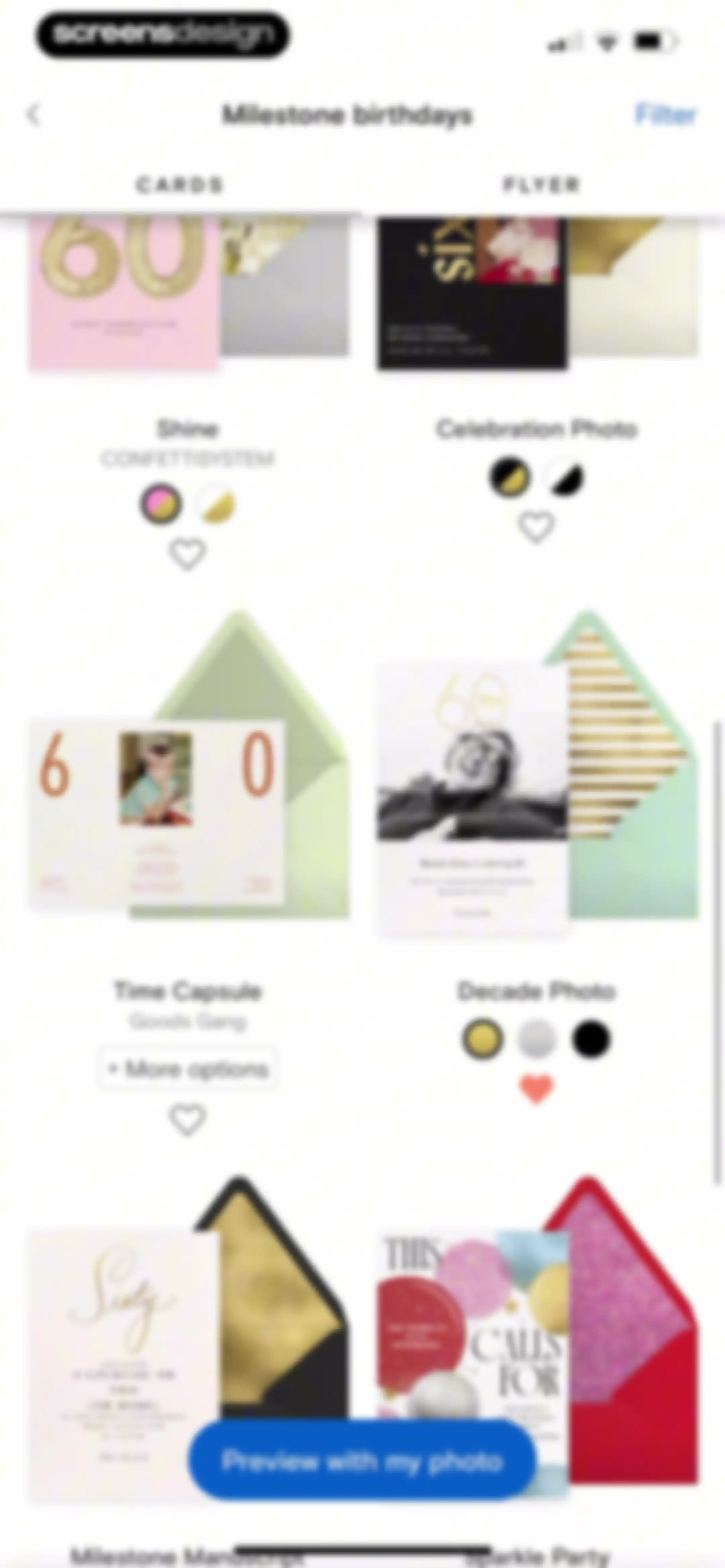 Paperless Post: Invitations screen 17