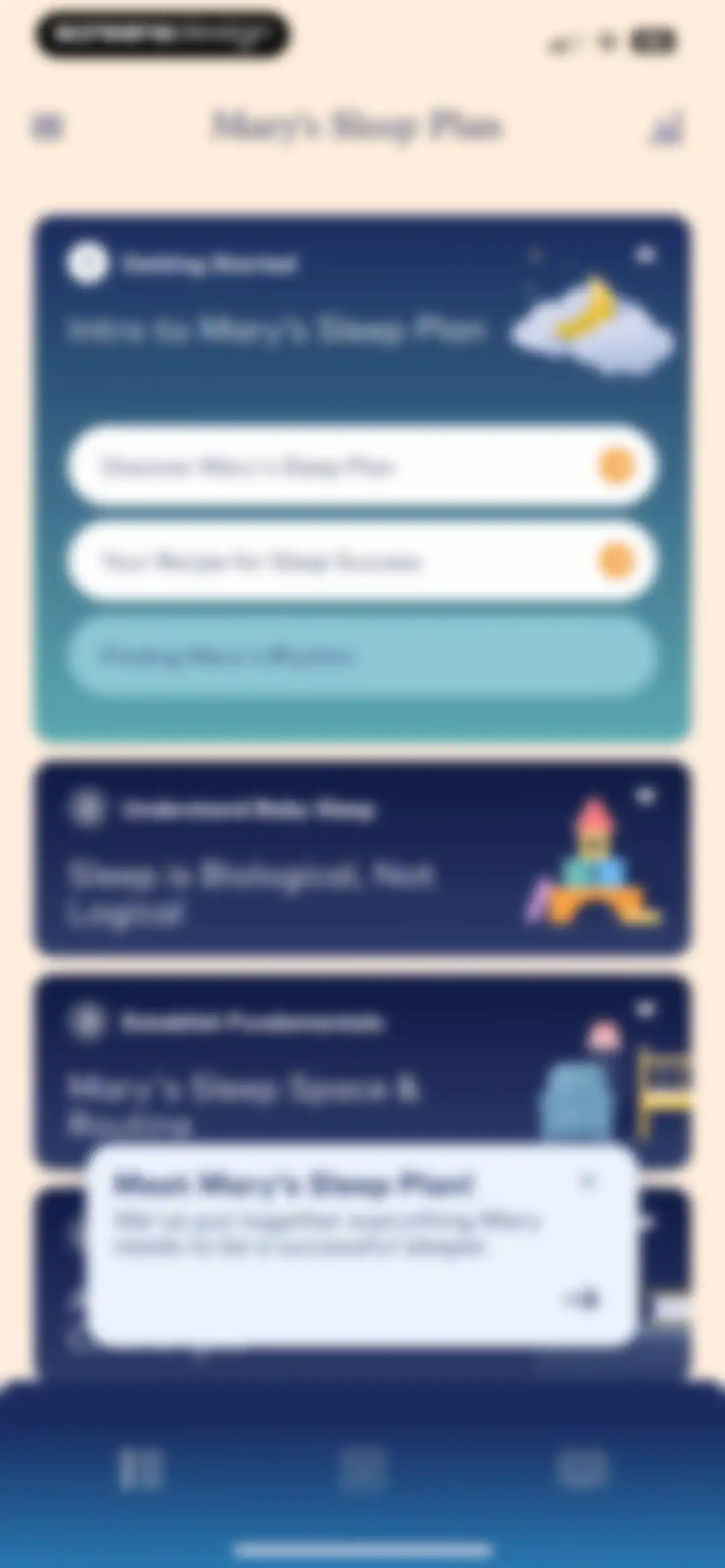 Smart Sleep Coach by Pampers™ screen 41