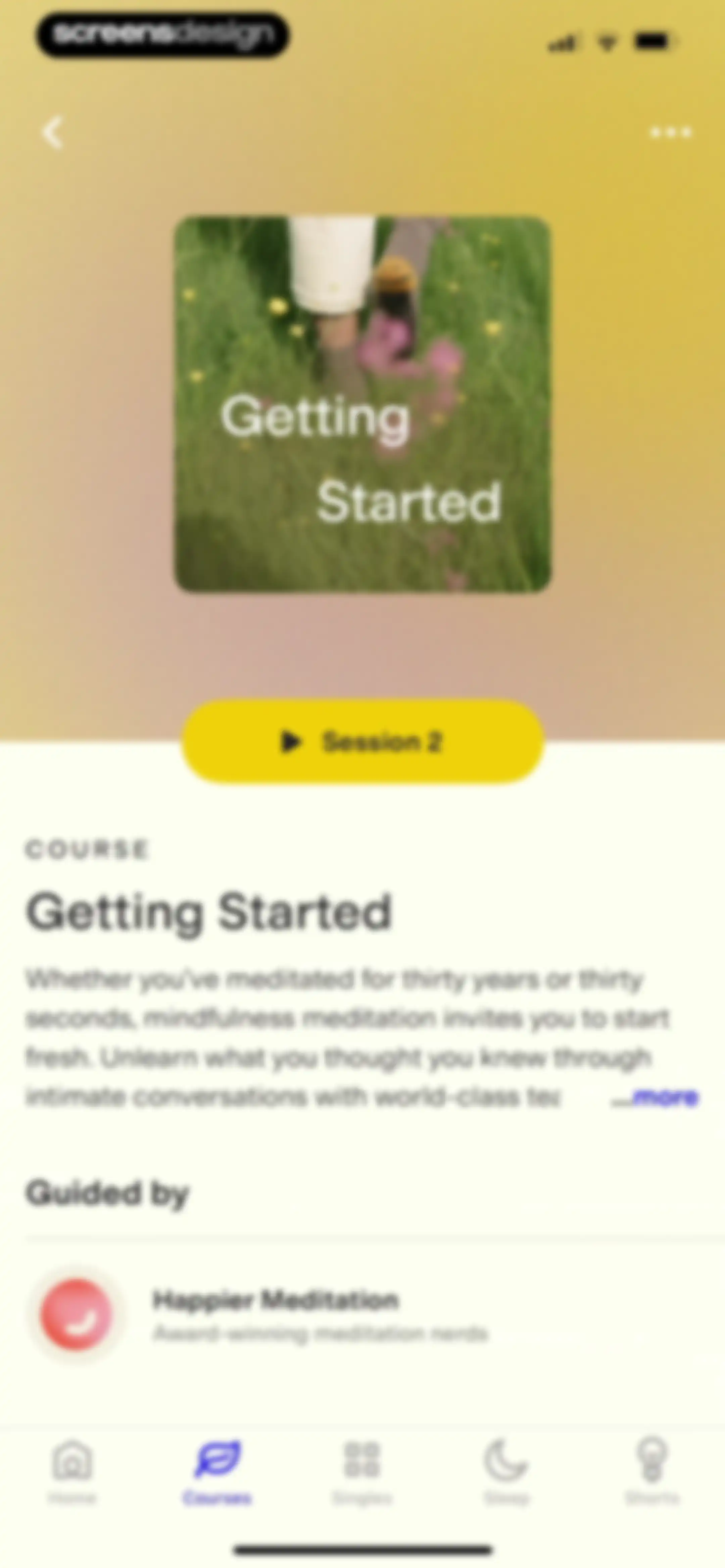 Happier Meditation screen 73