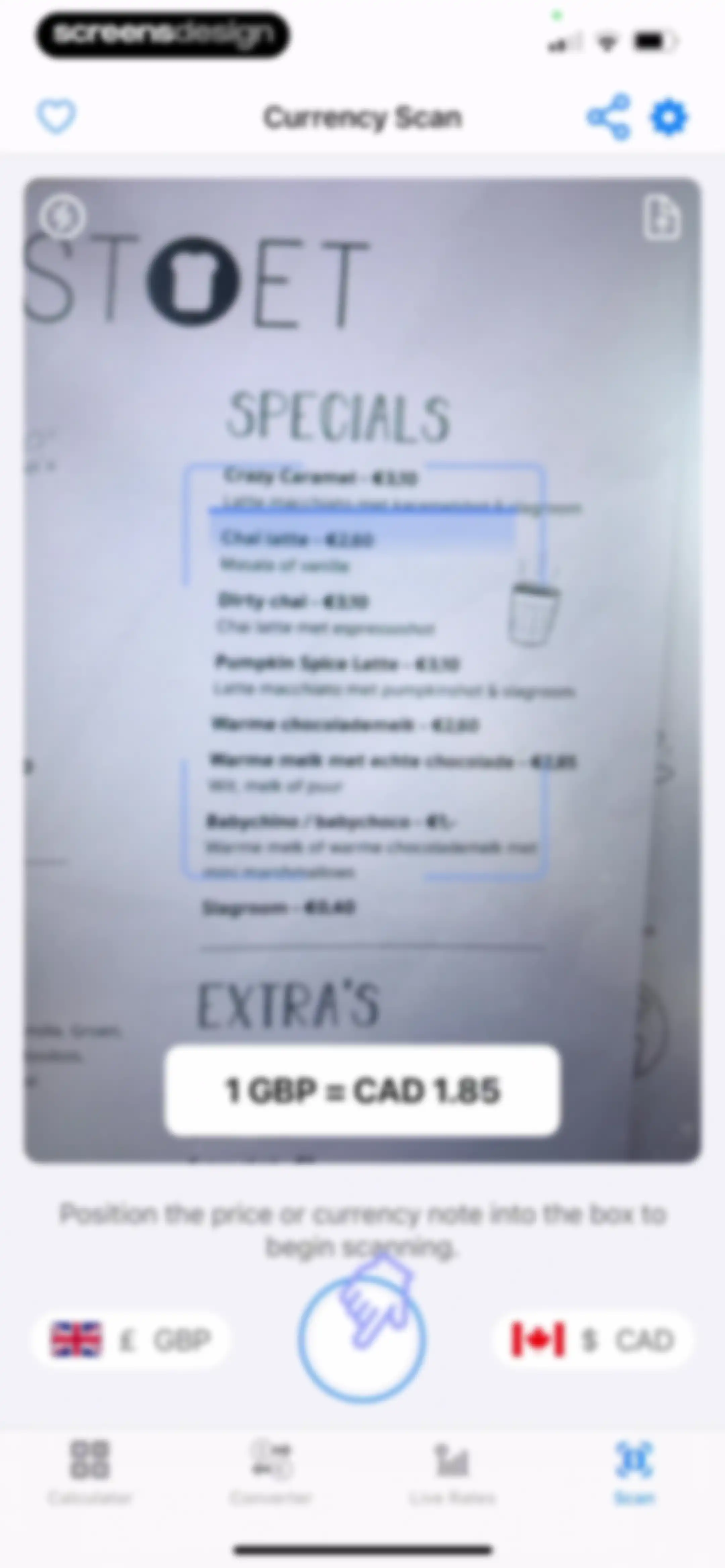 Currency Converter Calculator• screen 36
