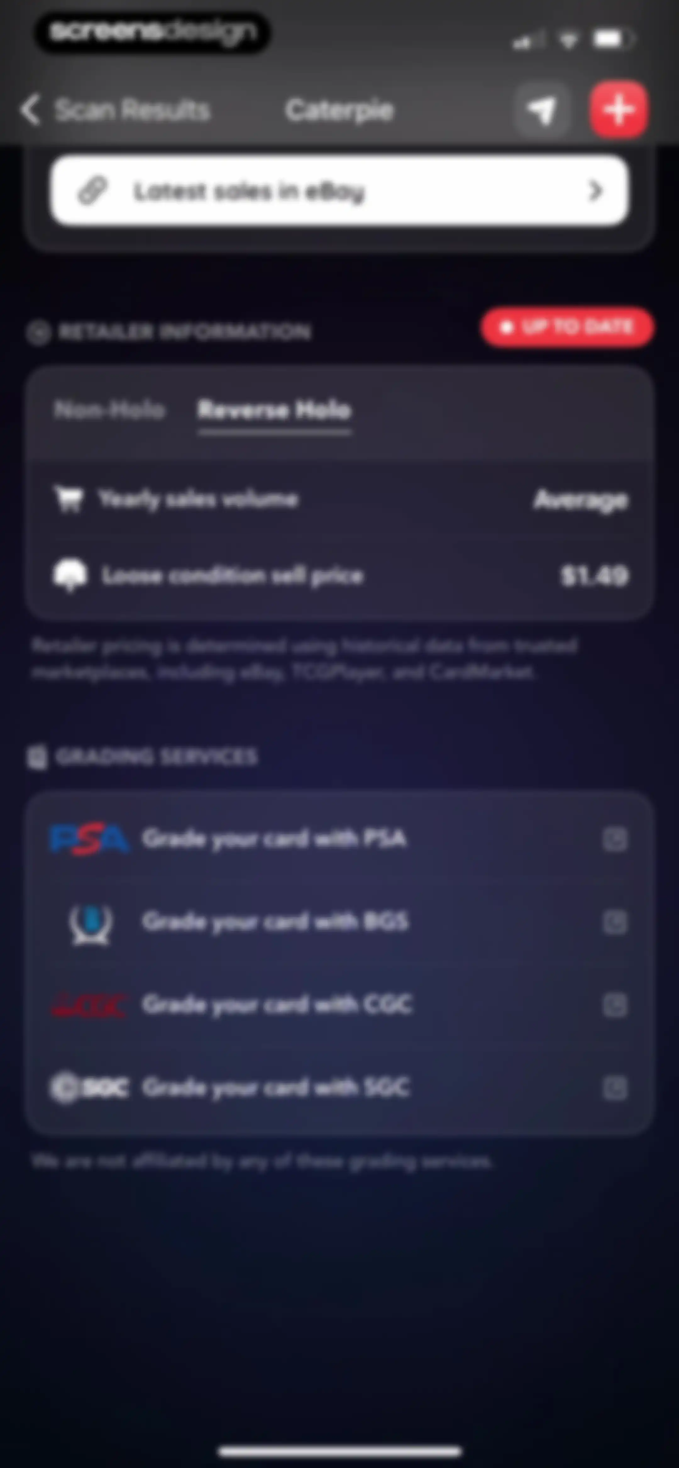 Snapdex: Card Value Scanner screen 23