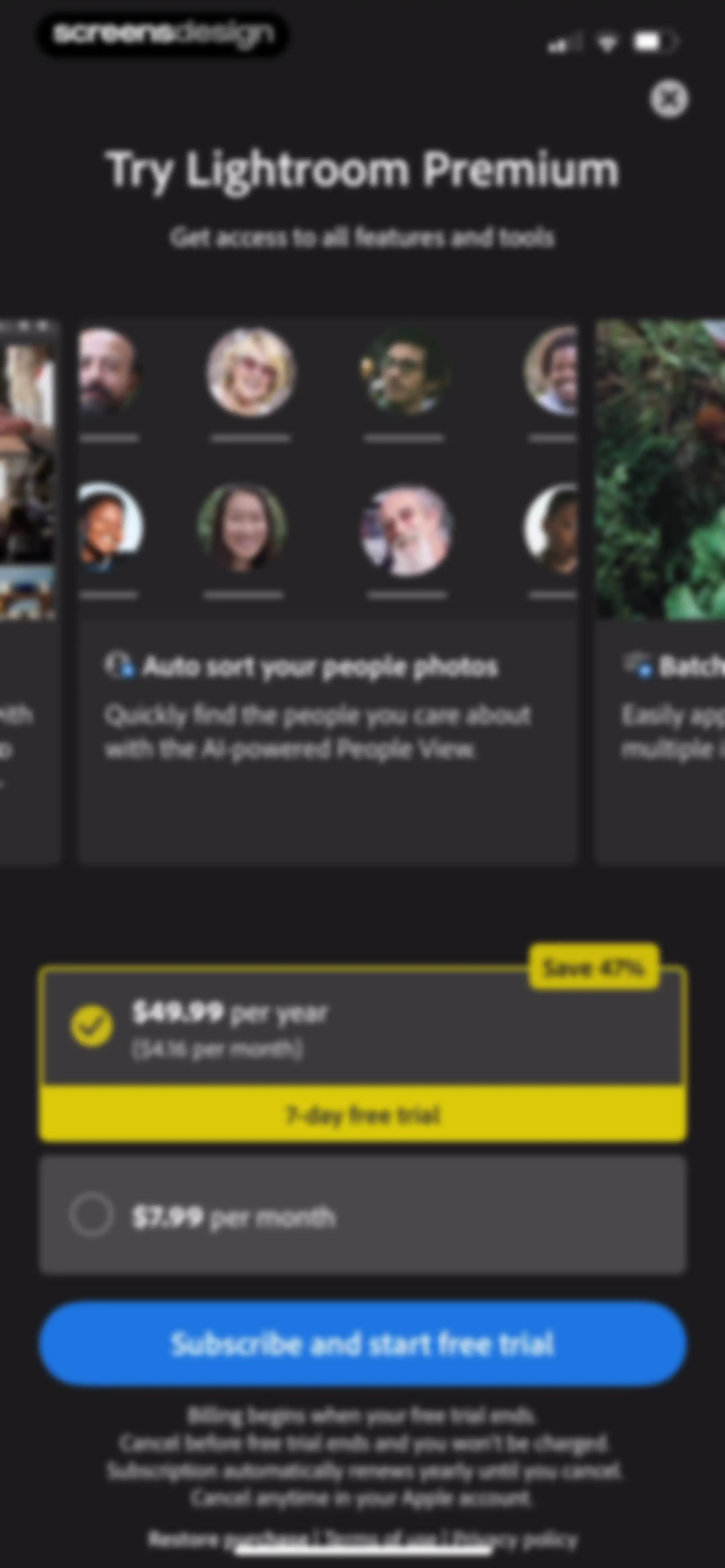 Lightroom: AI Photo Editor screen 23