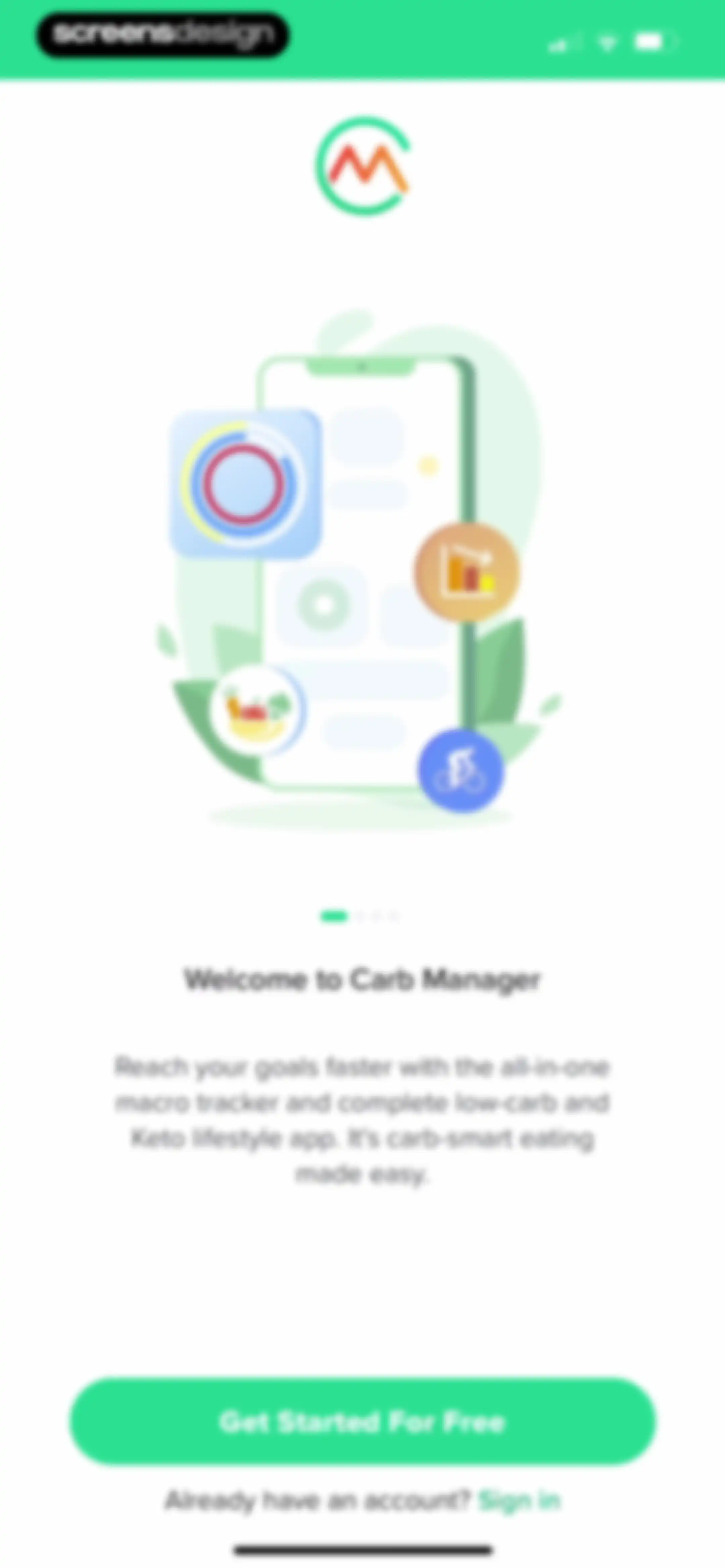 Carb Manager: Keto & Macro Log screen 2
