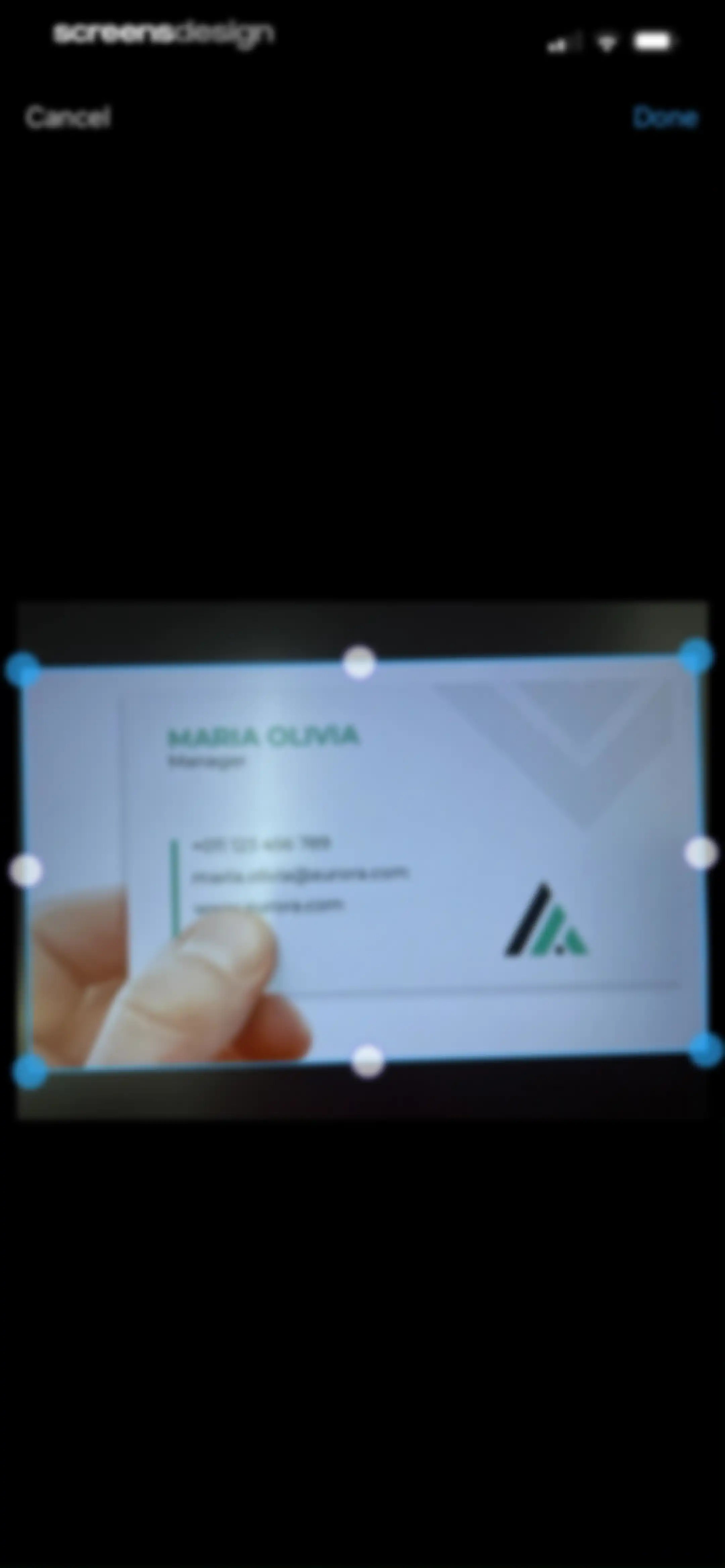 CamCard AI Business Assistant screen 91