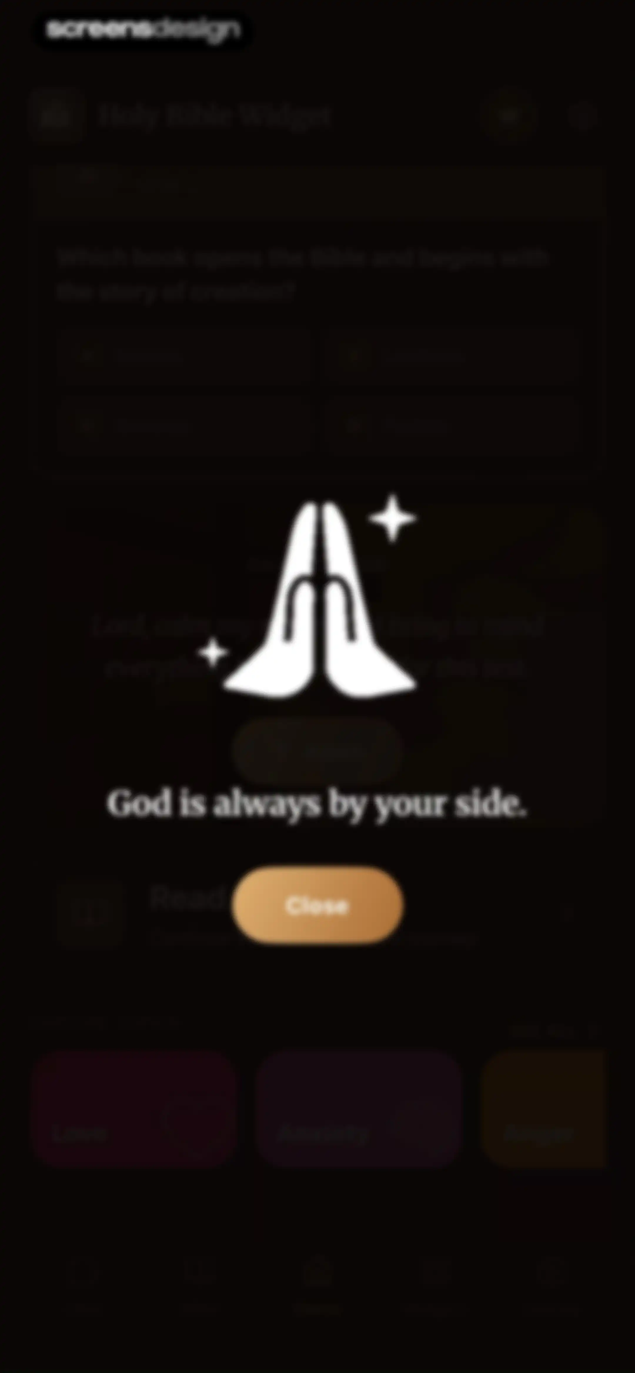Holy Bible Widget: Daily Verse screen 87