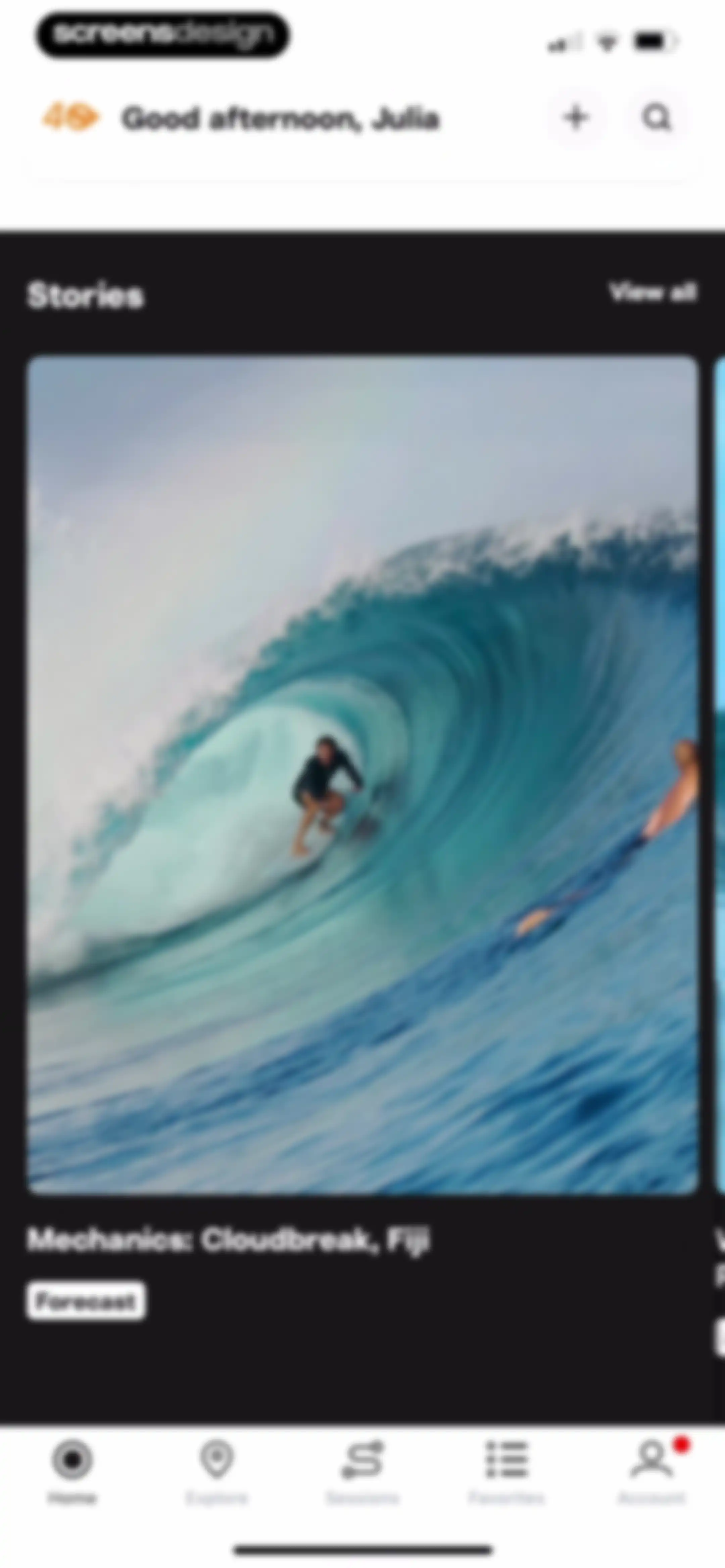 Surfline: Wave & Surf Reports screen 68