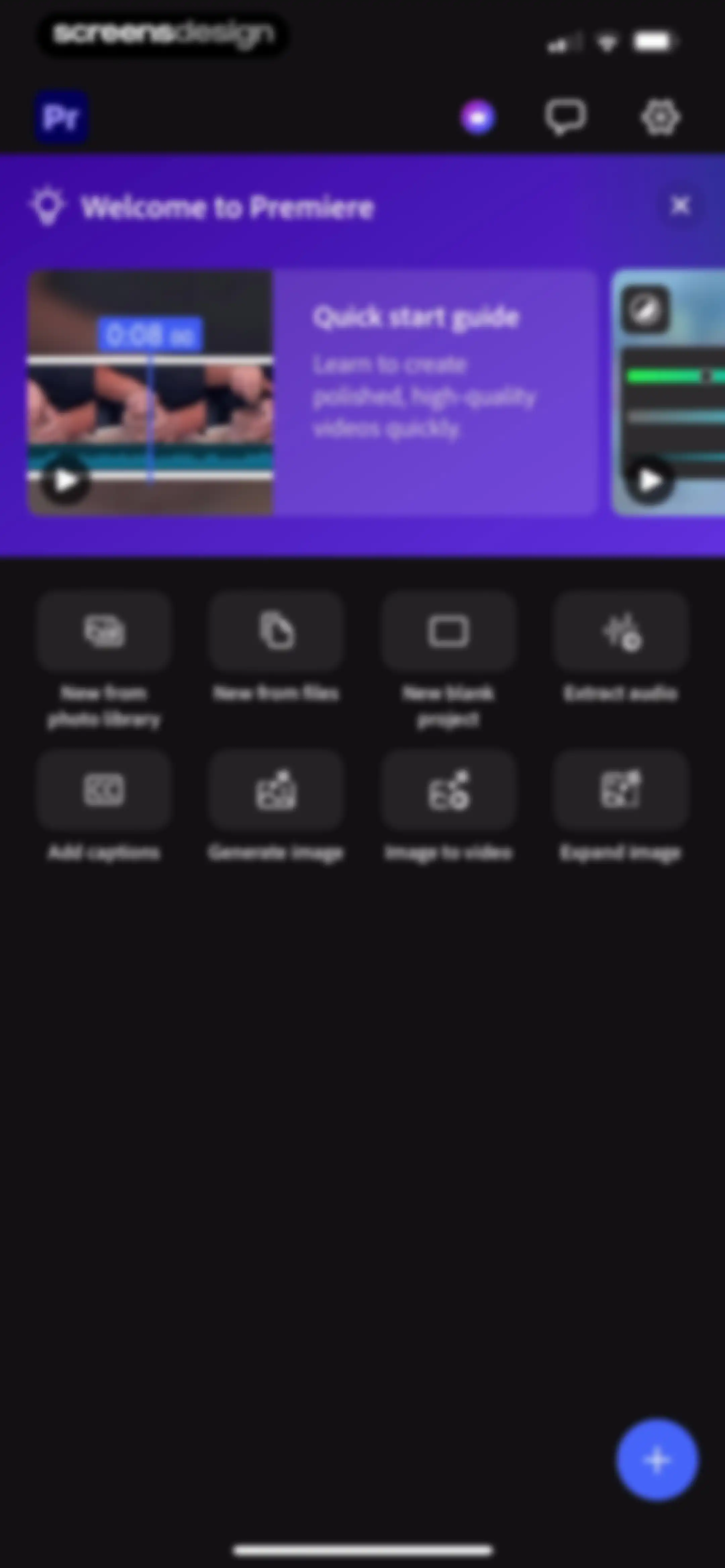 Adobe Premiere AI Video Editor screen 3