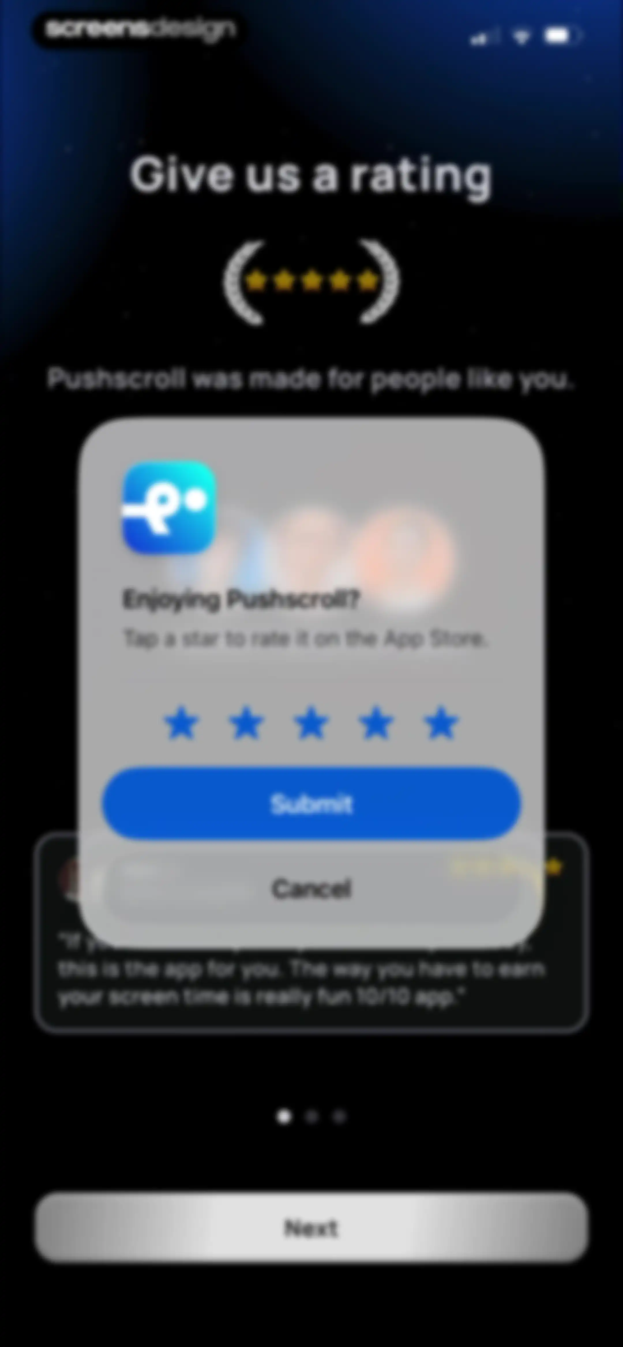 Pushscroll: Exercise To Scroll screen 40