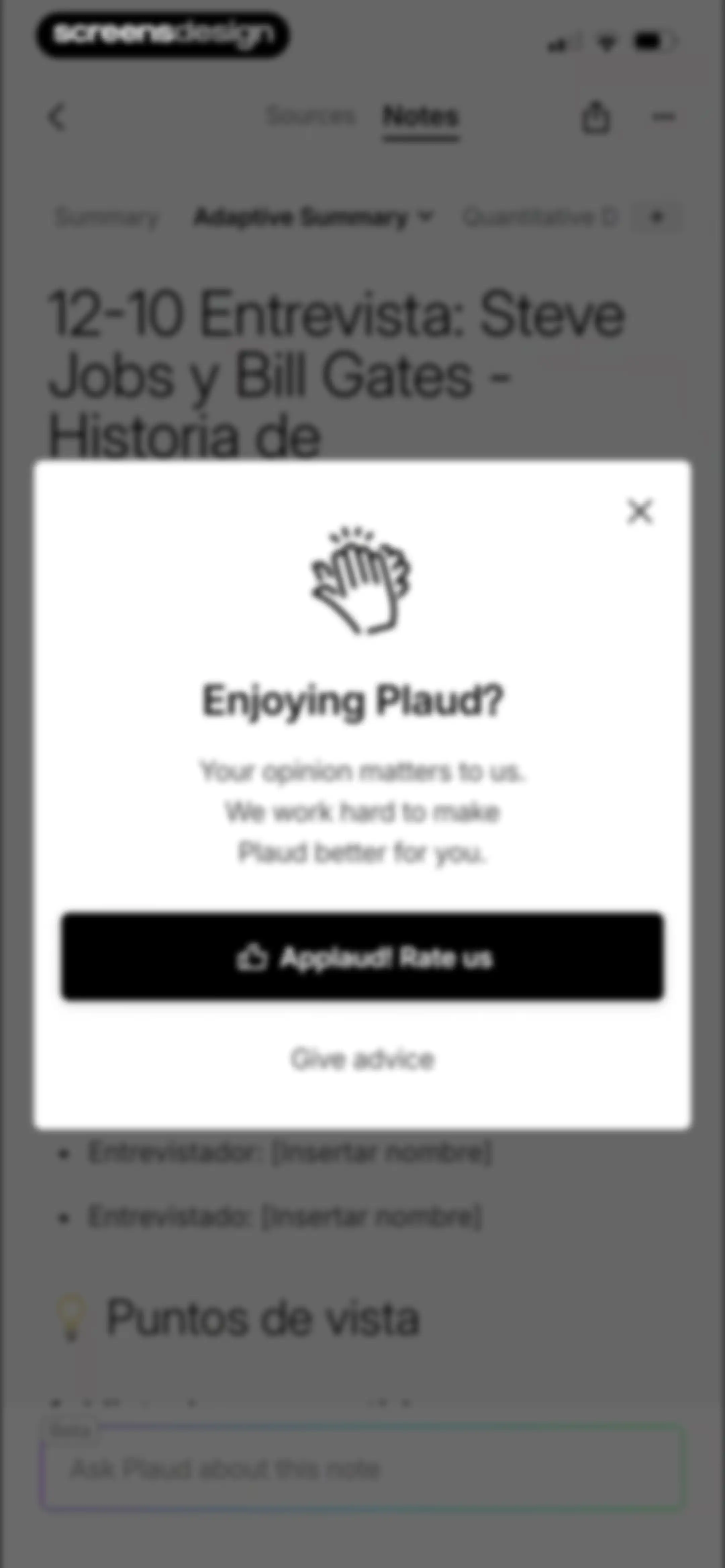 Plaud: AI Note Taker screen 44