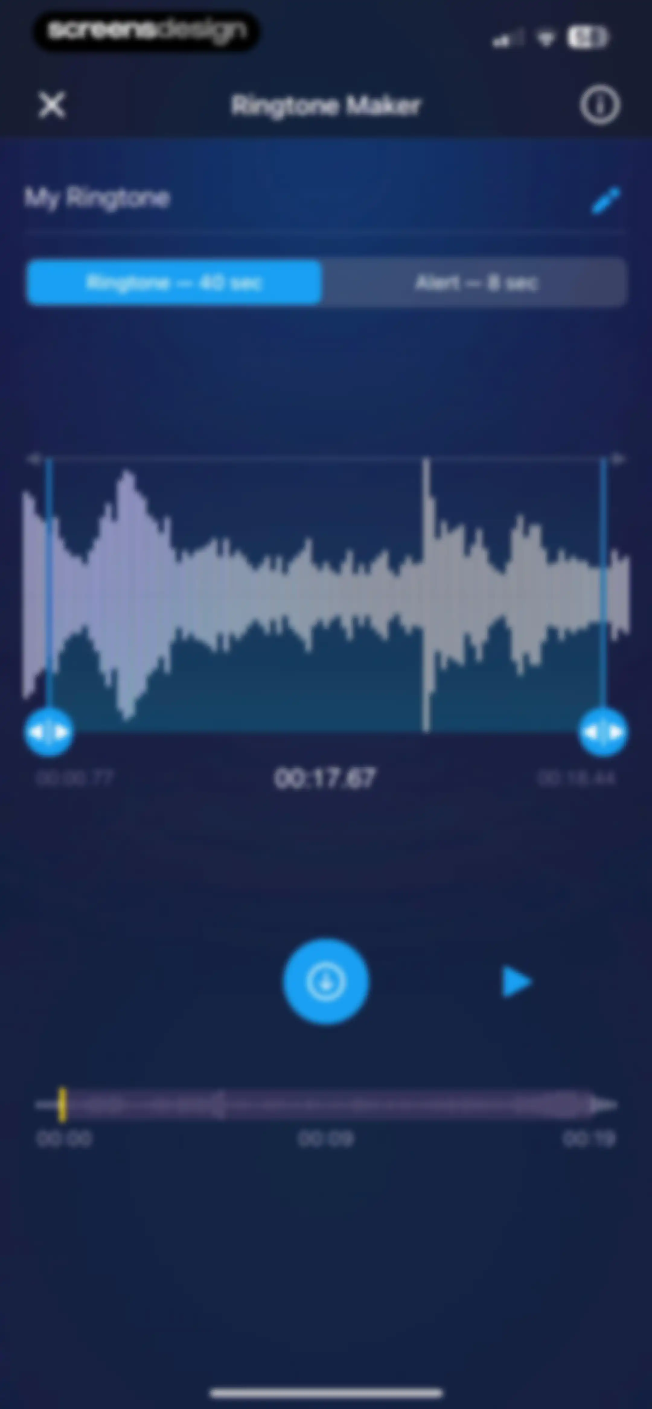 Ringtones for iphone: Ringtune screen 35