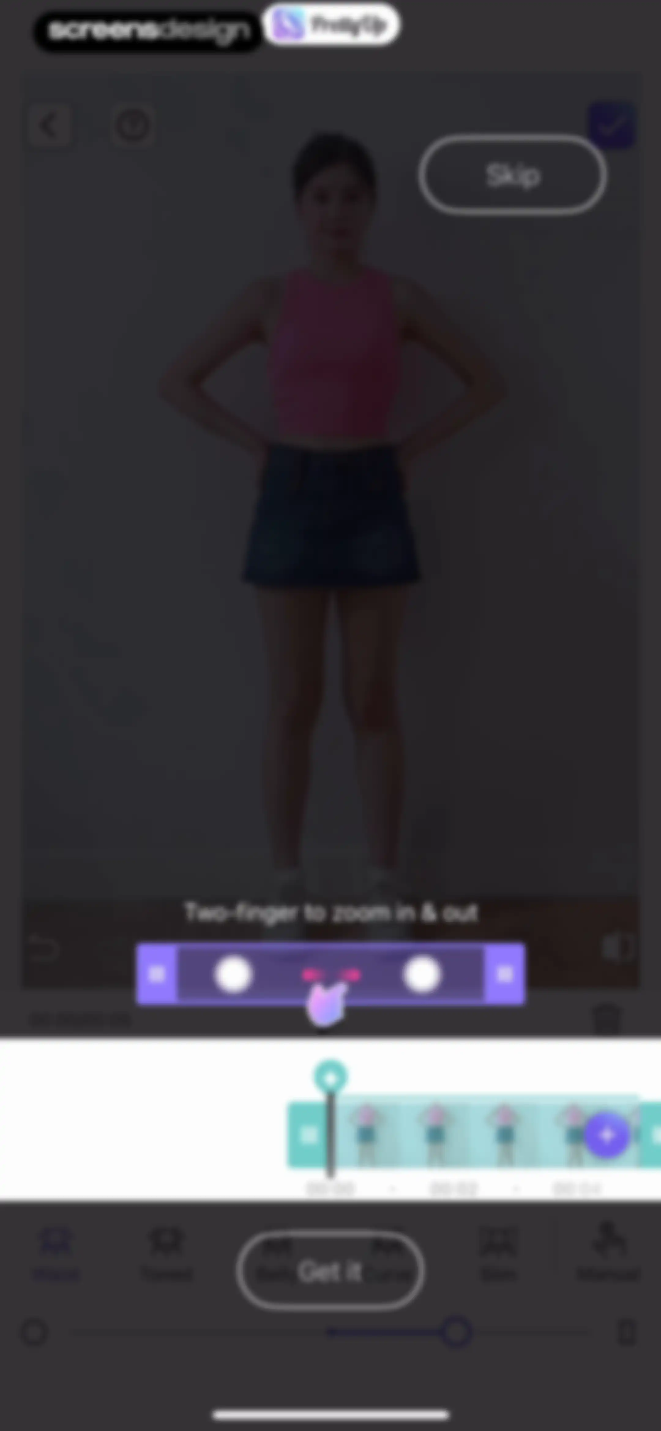 PrettyUp - Body Editor Video screen 23