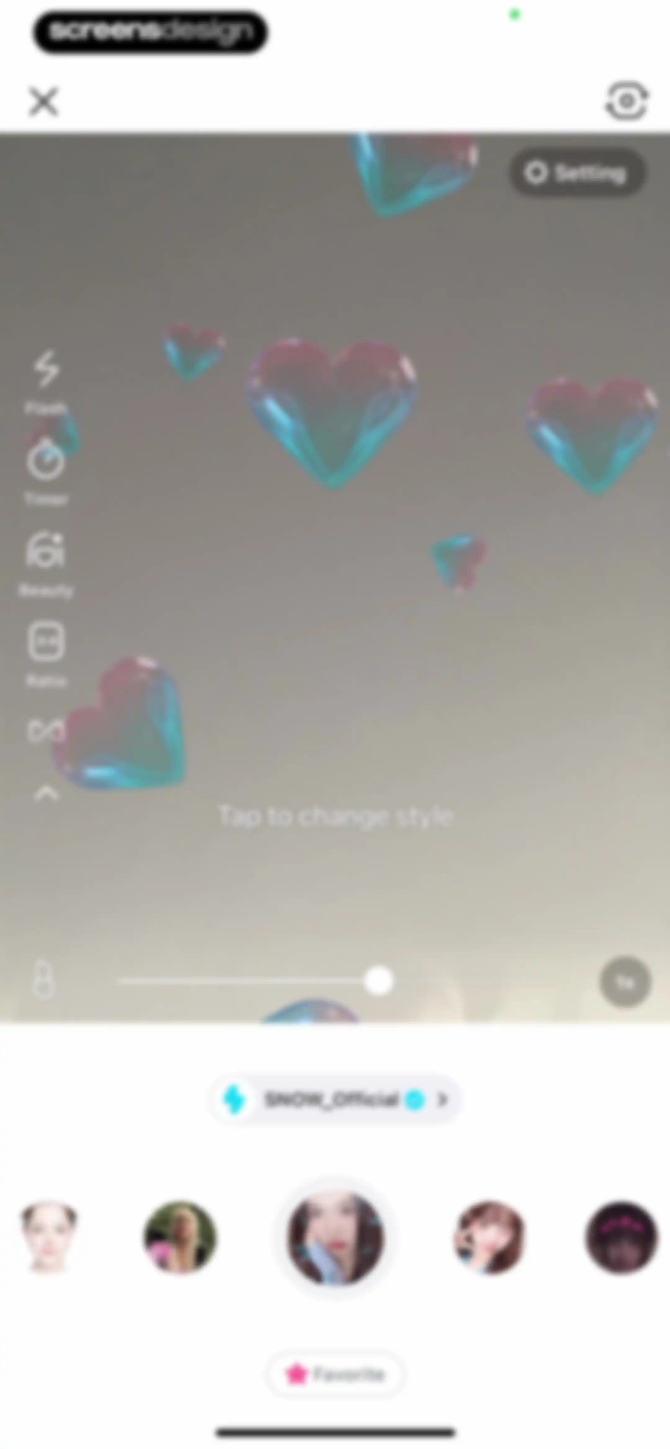 SNOW - AI Profile screen 181