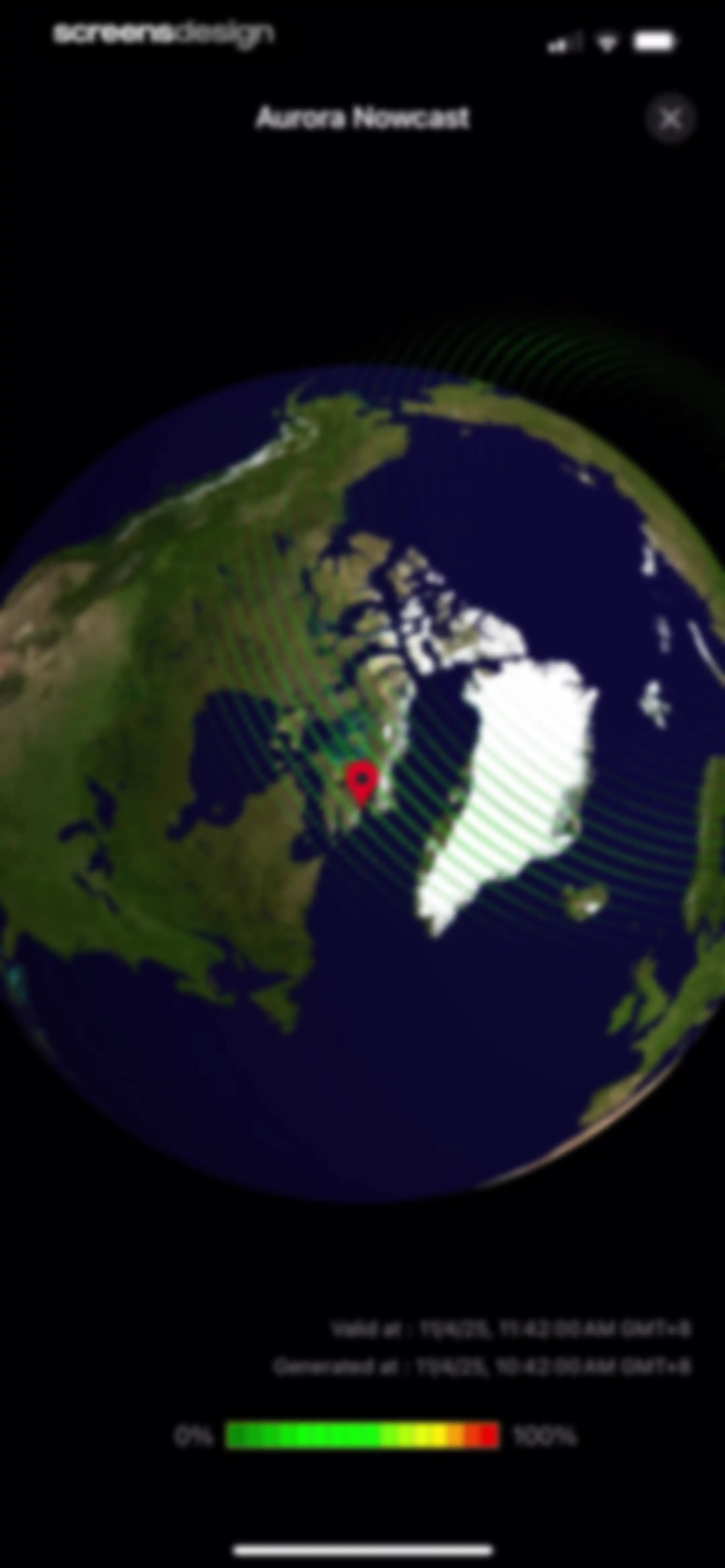 Aurora Forecast. screen 9