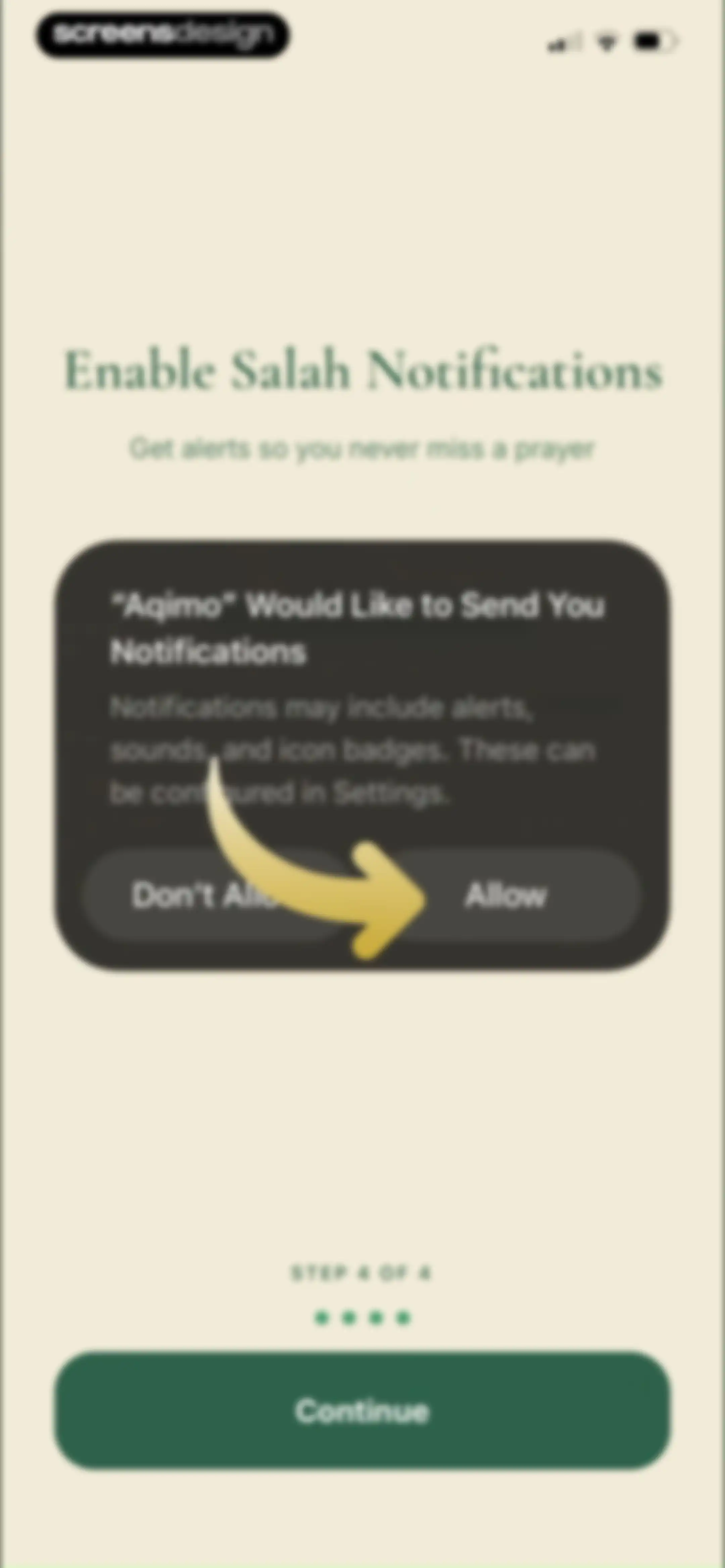 Aqimo: Salah Focus screen 41