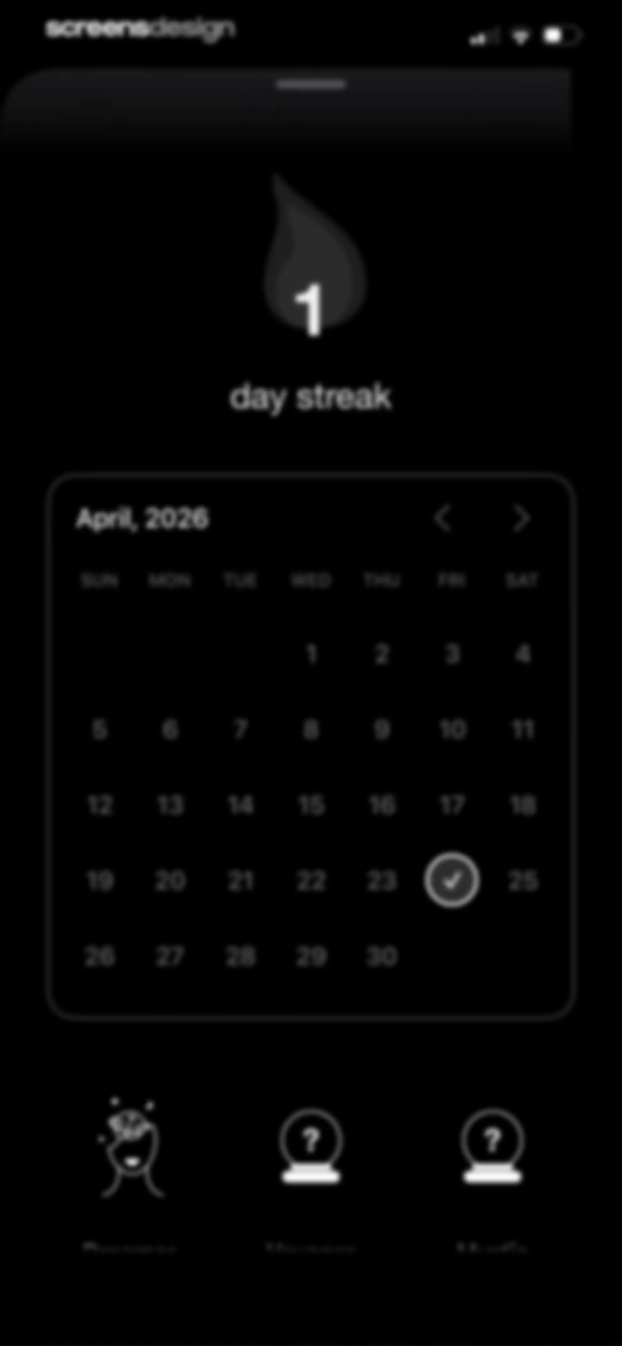 Blank Spaces Launcher screen 85