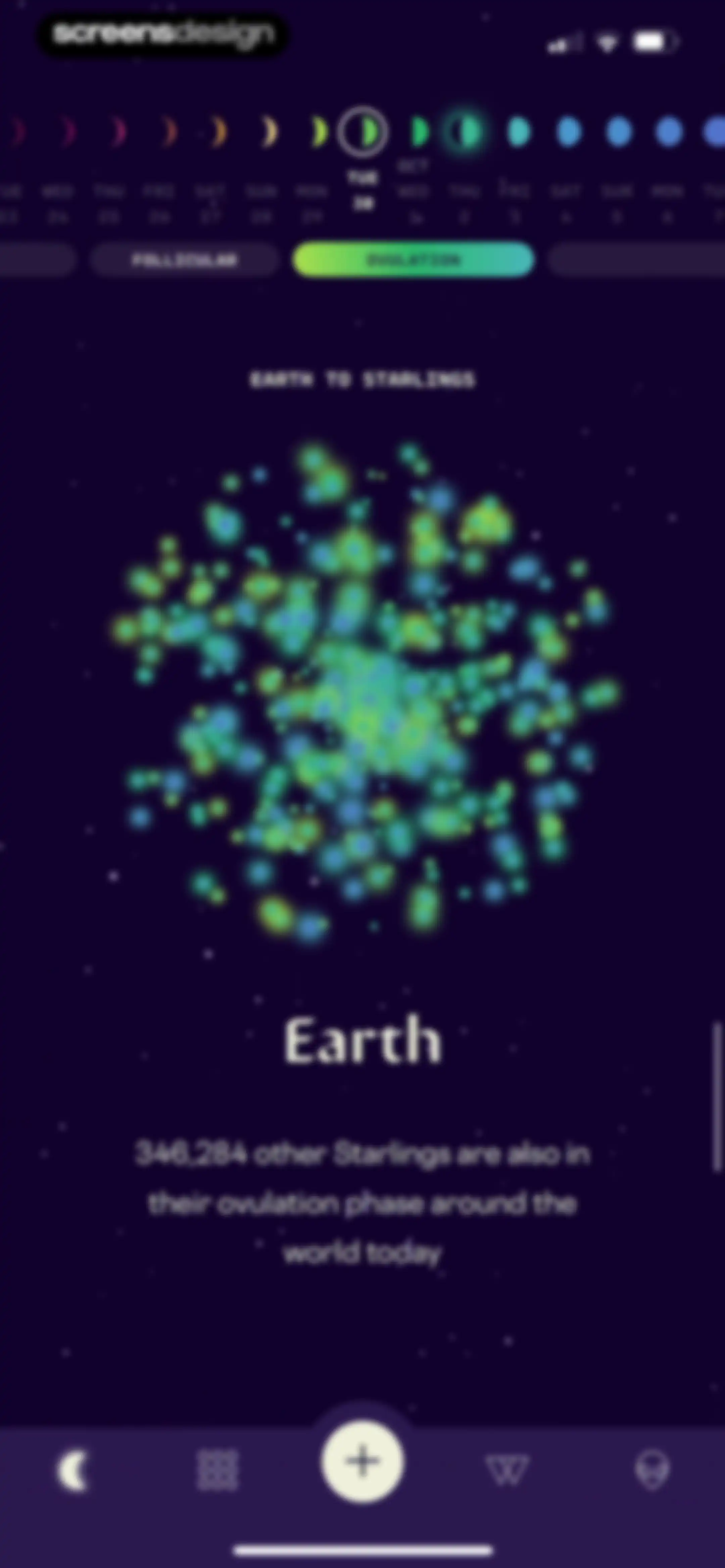 Stardust Period Tracker screen 92