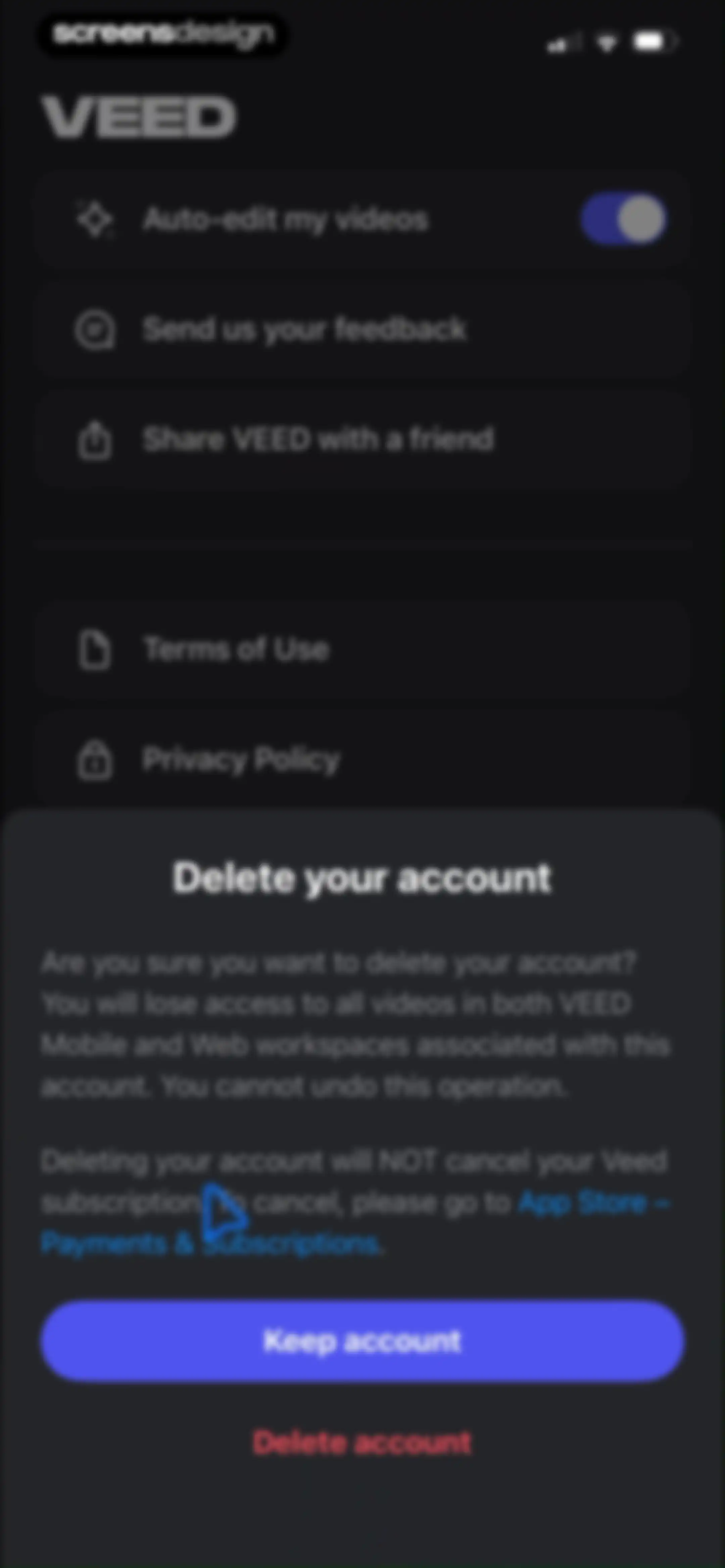 VEED Shorts: AI videos screen 92
