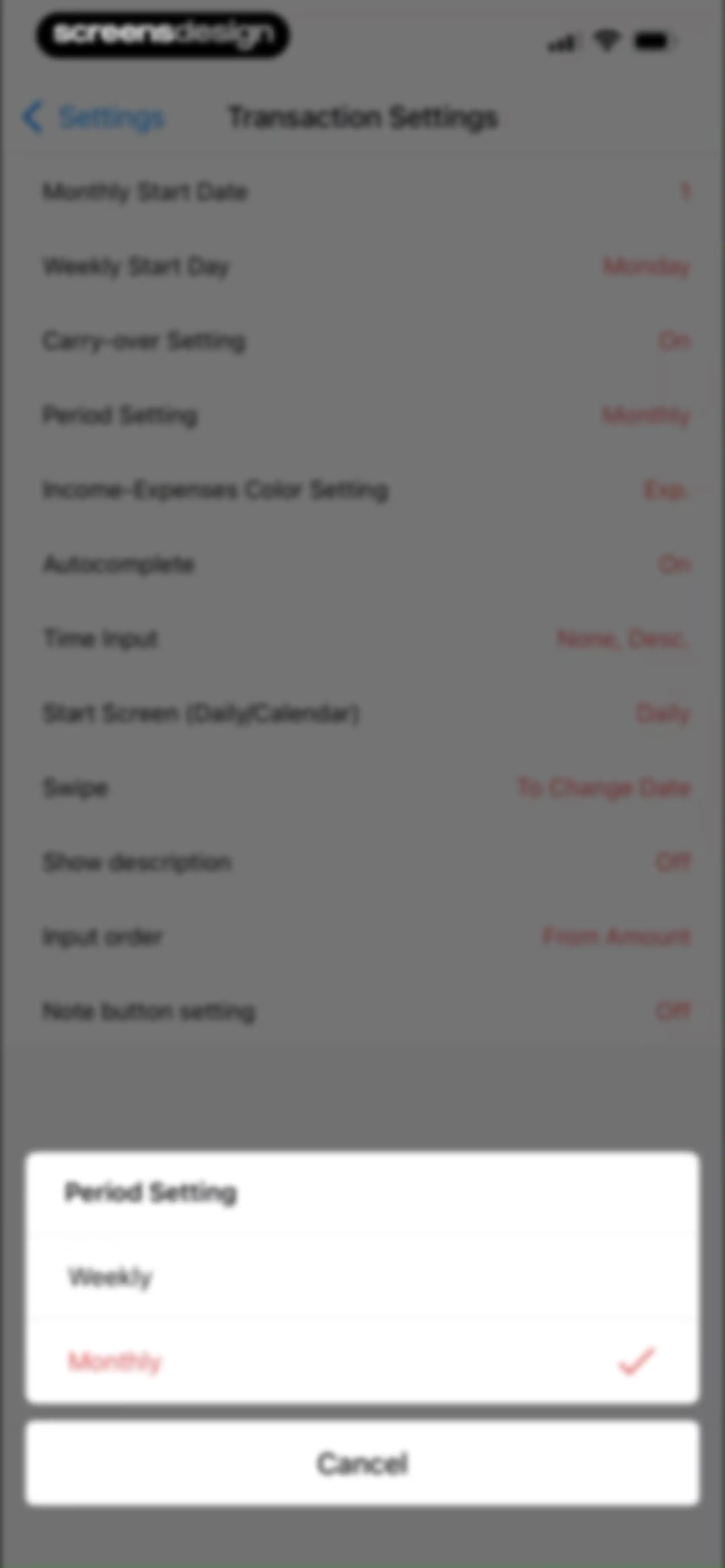 Money Manager Expense & Budget screen 84