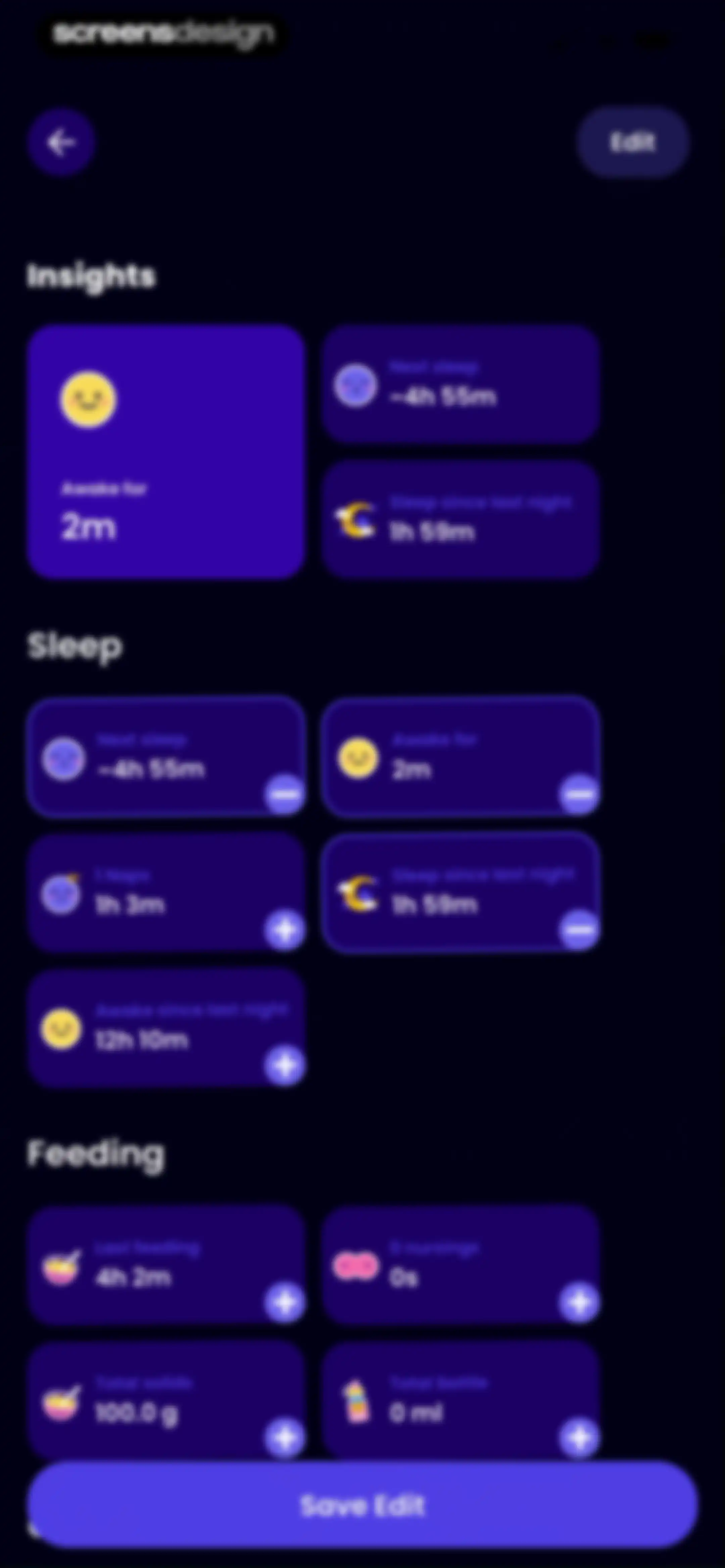 Happy Baby - Sleep & Tracker screen 80