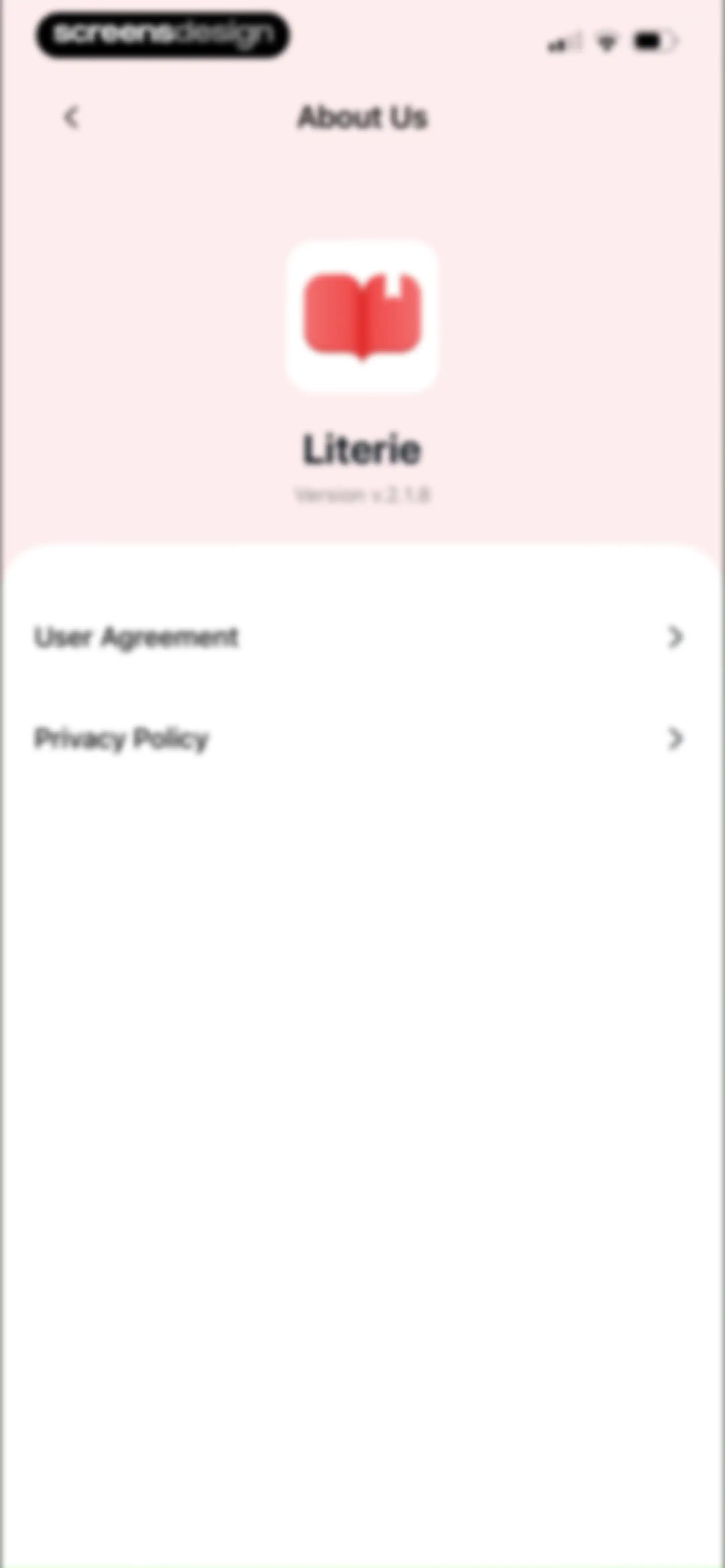 Literie screen 70
