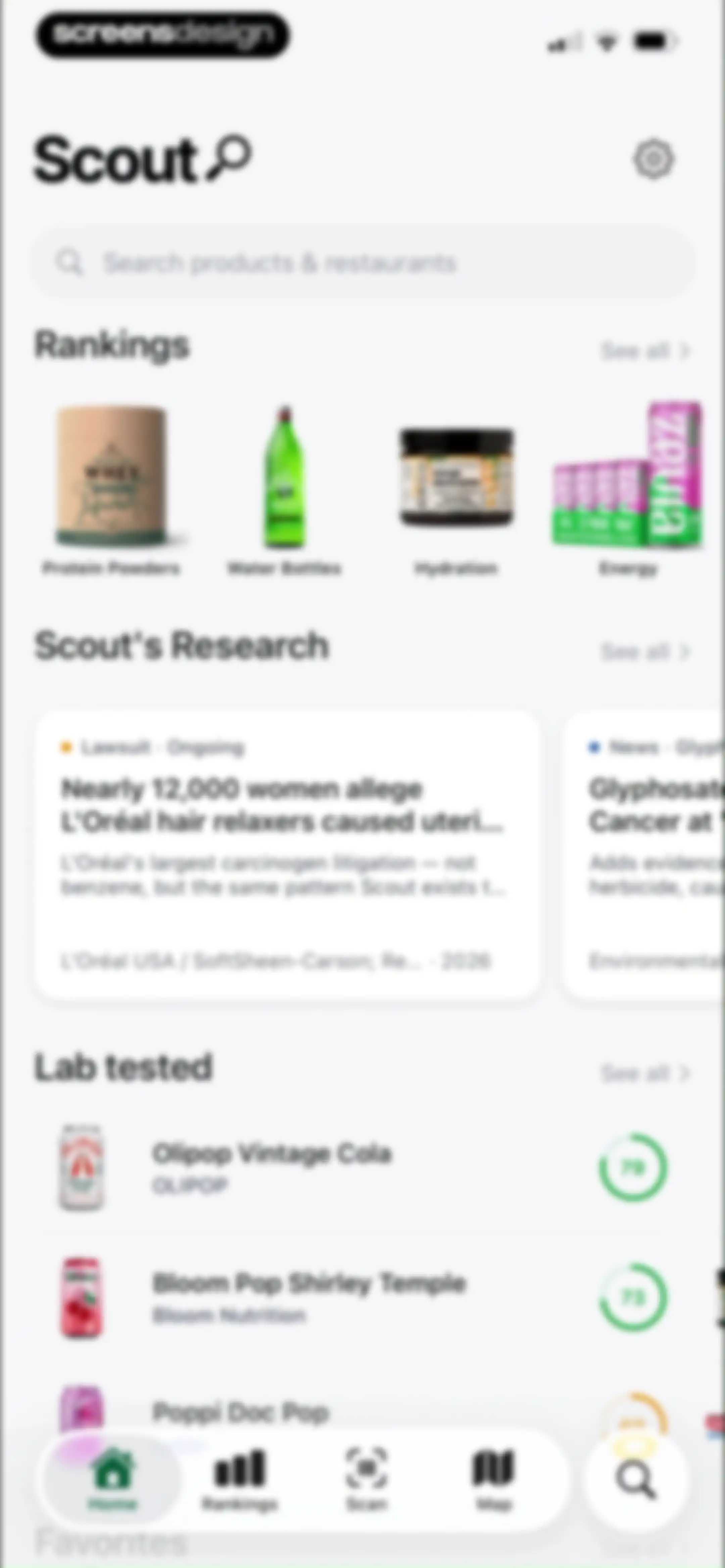Scout - Health Analysis screen 39