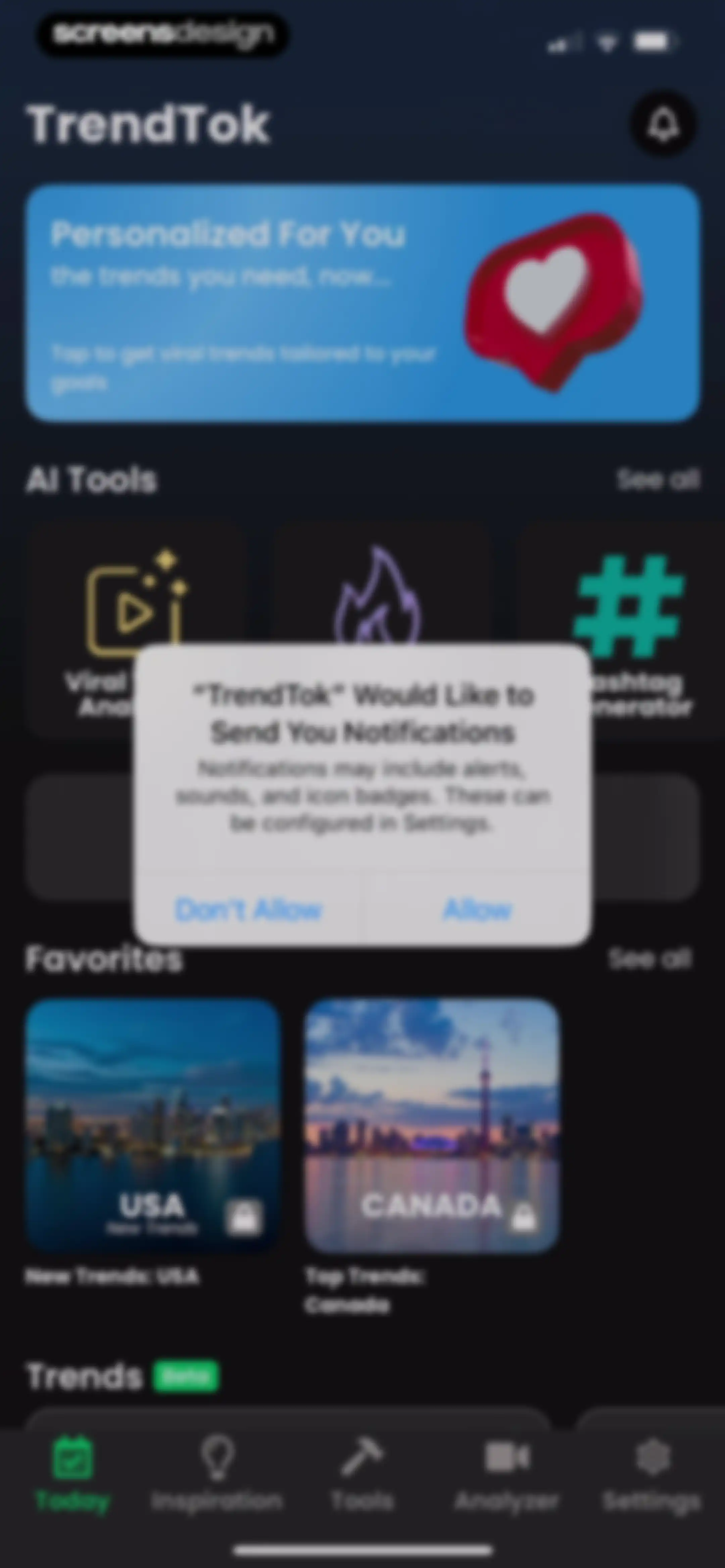 TrendTok Analytics & Tracker screen 18