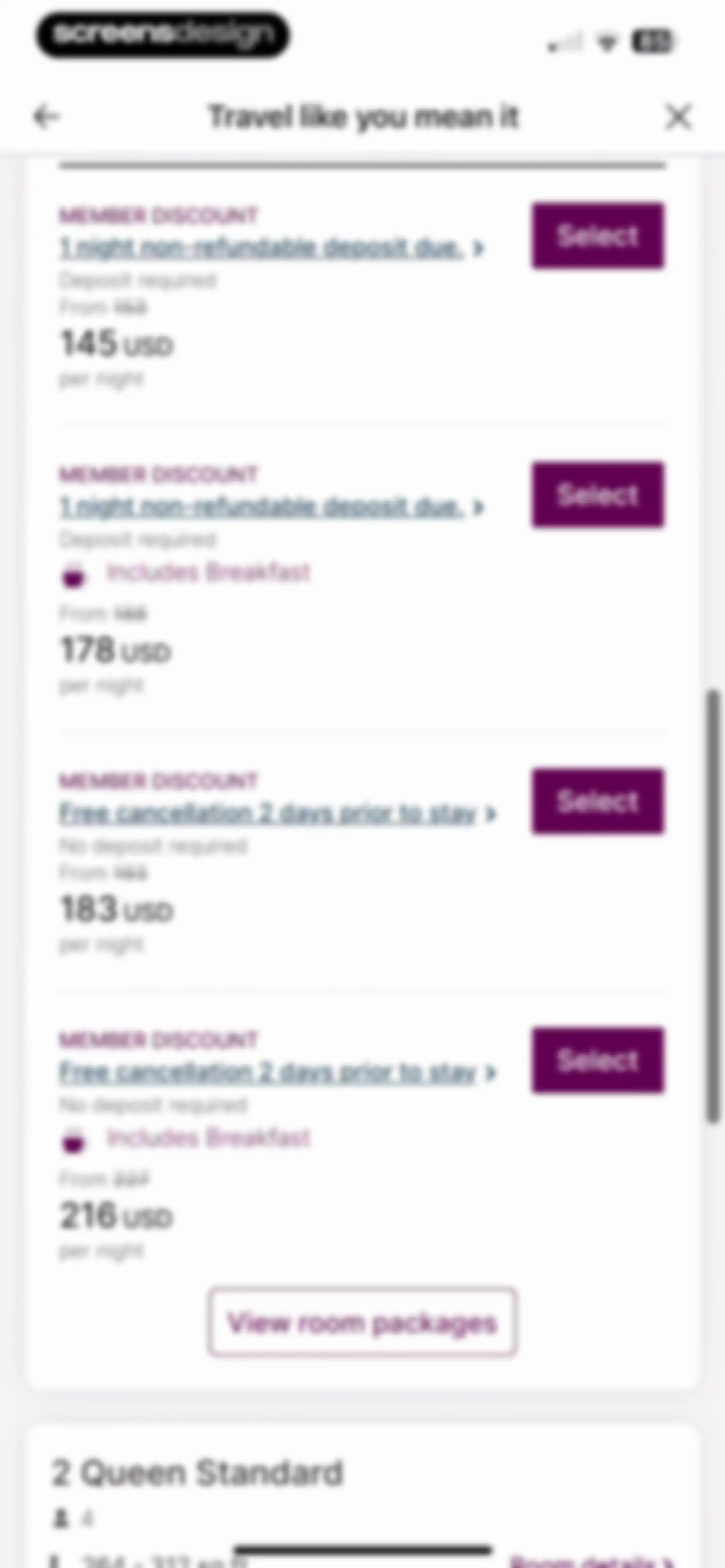 IHG One Rewards: Book Hotels screen 92
