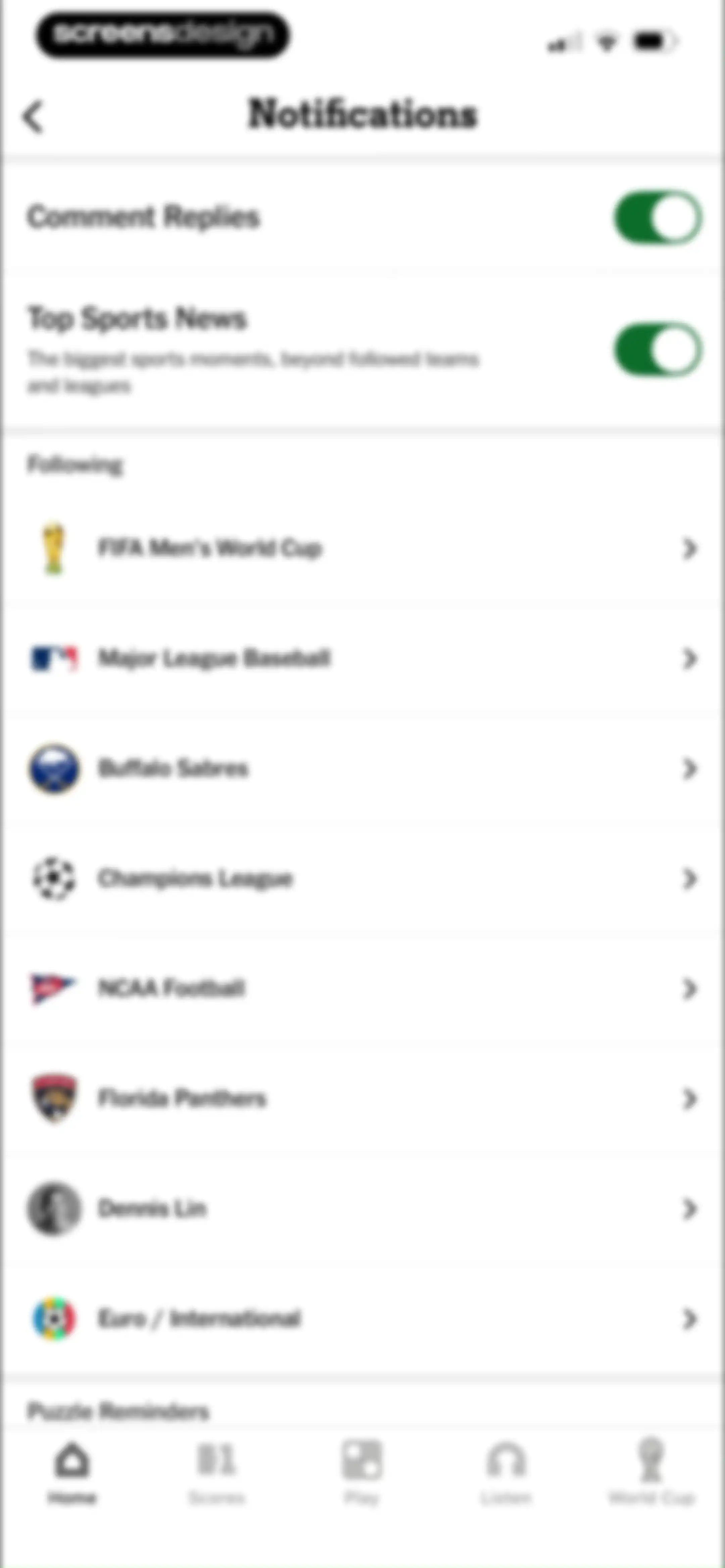 The Athletic: All Sports News screen 127