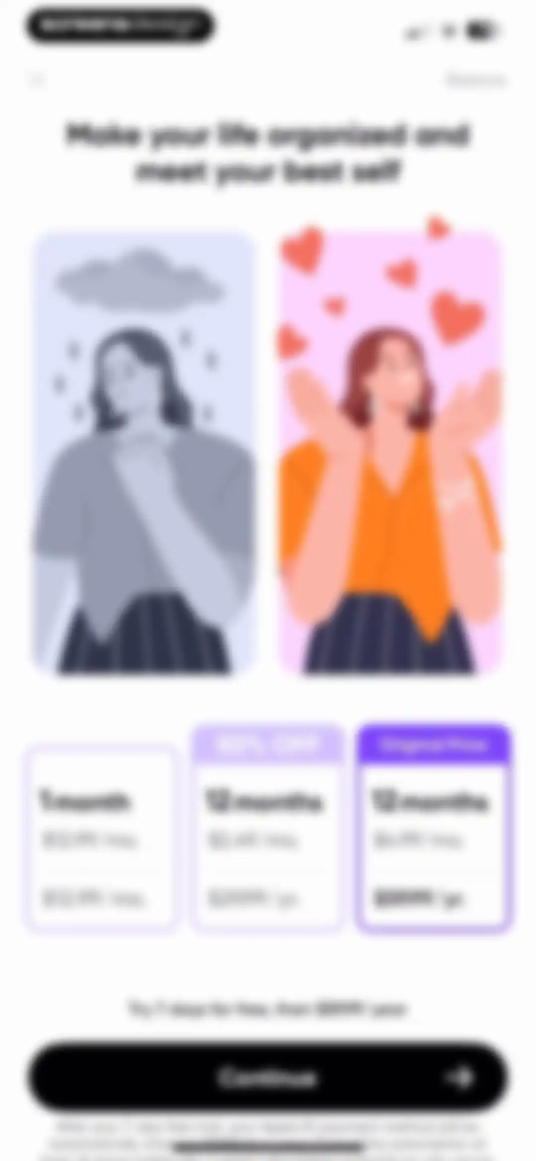 Me+ Lifestyle Routine screen 45