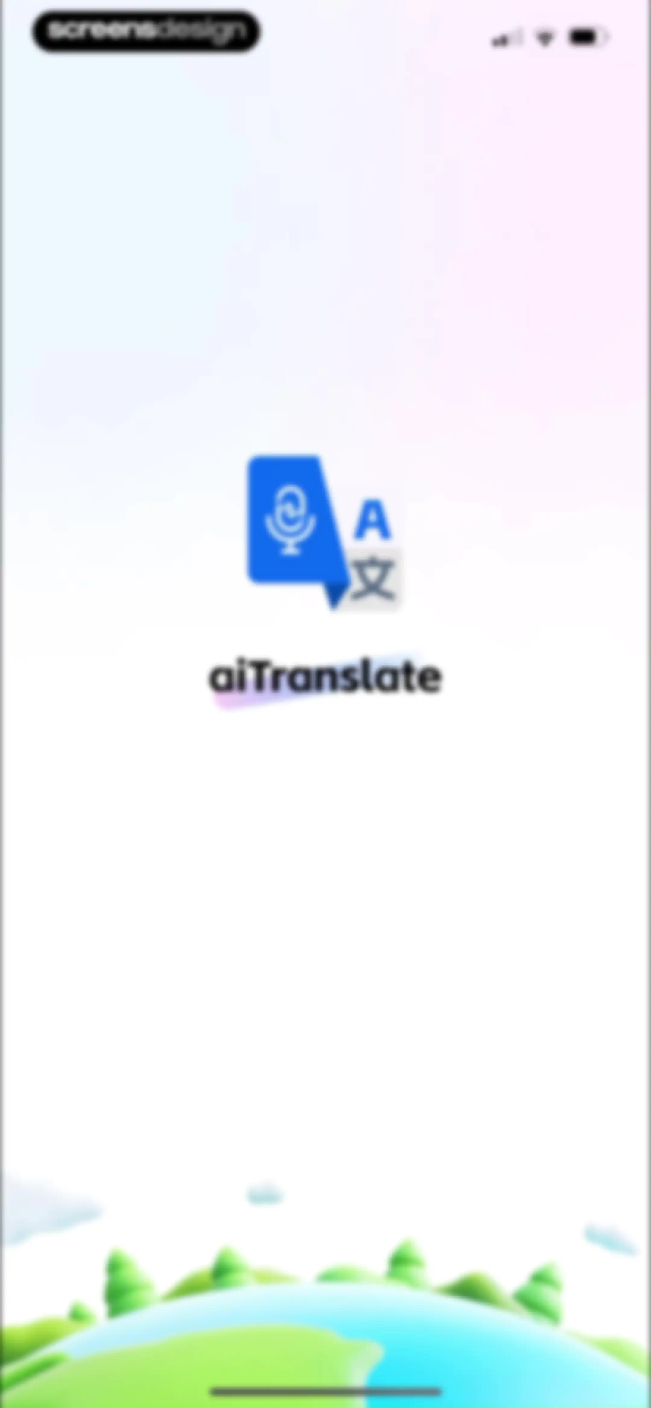 aiTranslate-Voice Translator screen 1